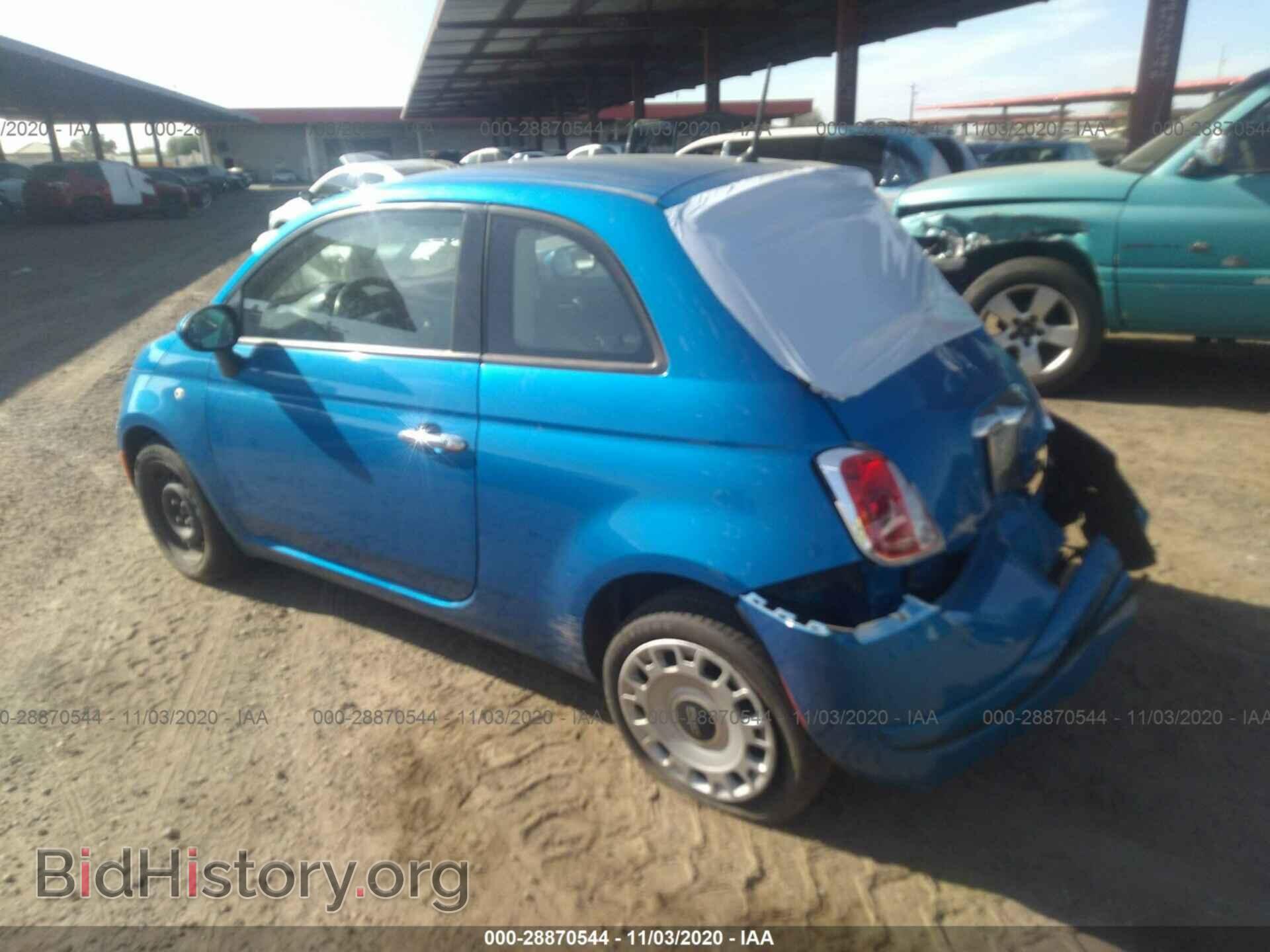 2015 FIAT 500 - VIN: 3C3CFFAR9FT755899 - Фото 3