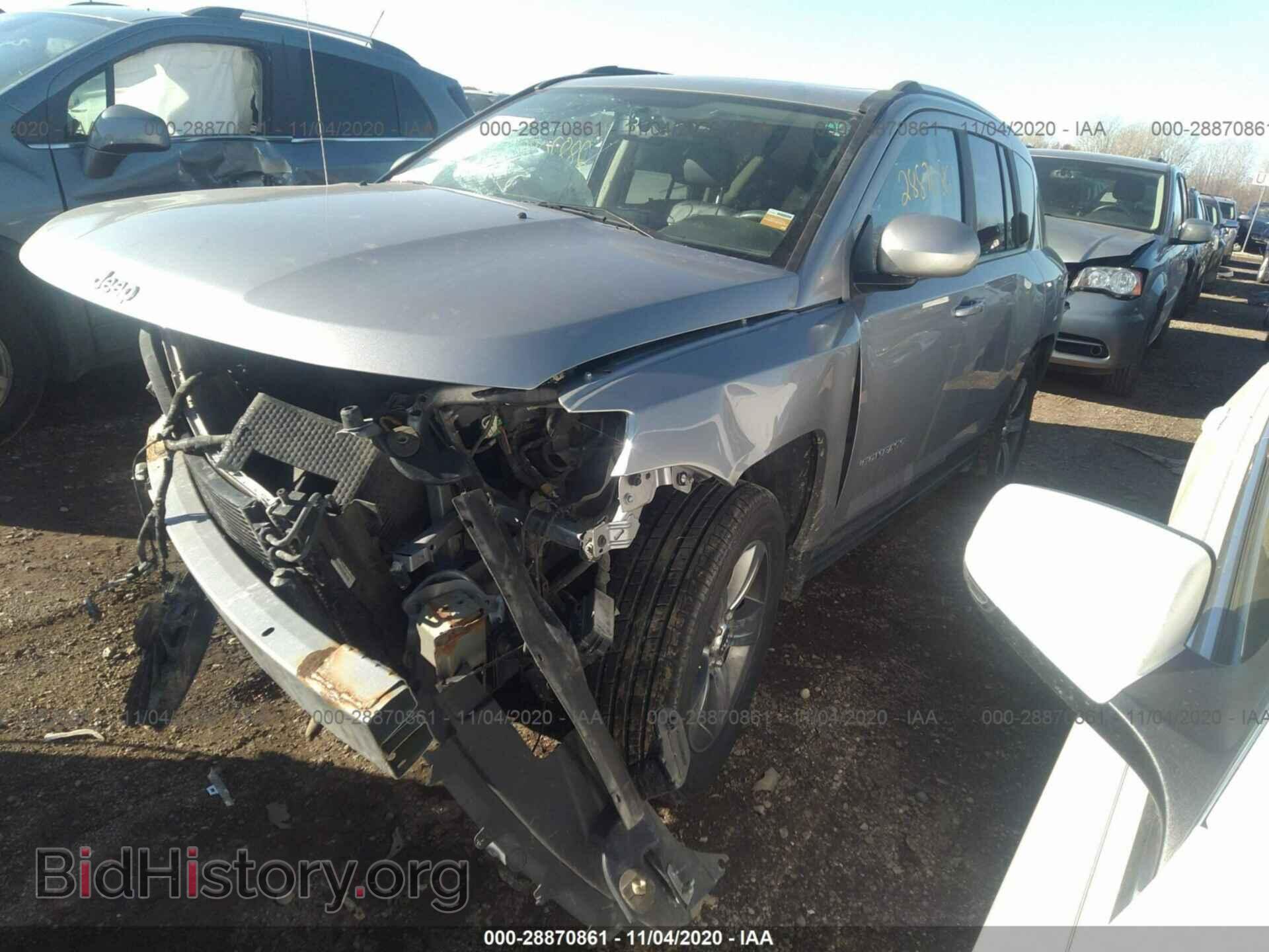 2017 JEEP COMPASS - VIN: 1C4NJDEB8HD139320 - Фото 2