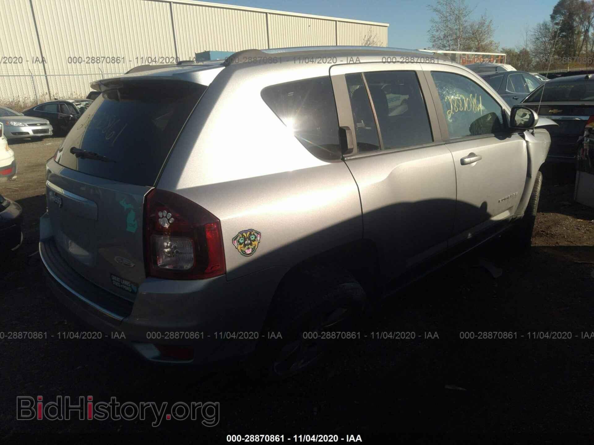 2017 JEEP COMPASS - VIN: 1C4NJDEB8HD139320 - Фото 4