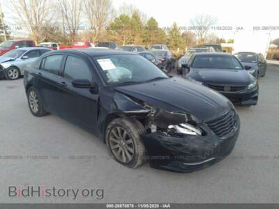 2013 Chrysler 200 Touring, black — VIN 1C3CCBBB8DN505215, IAAI