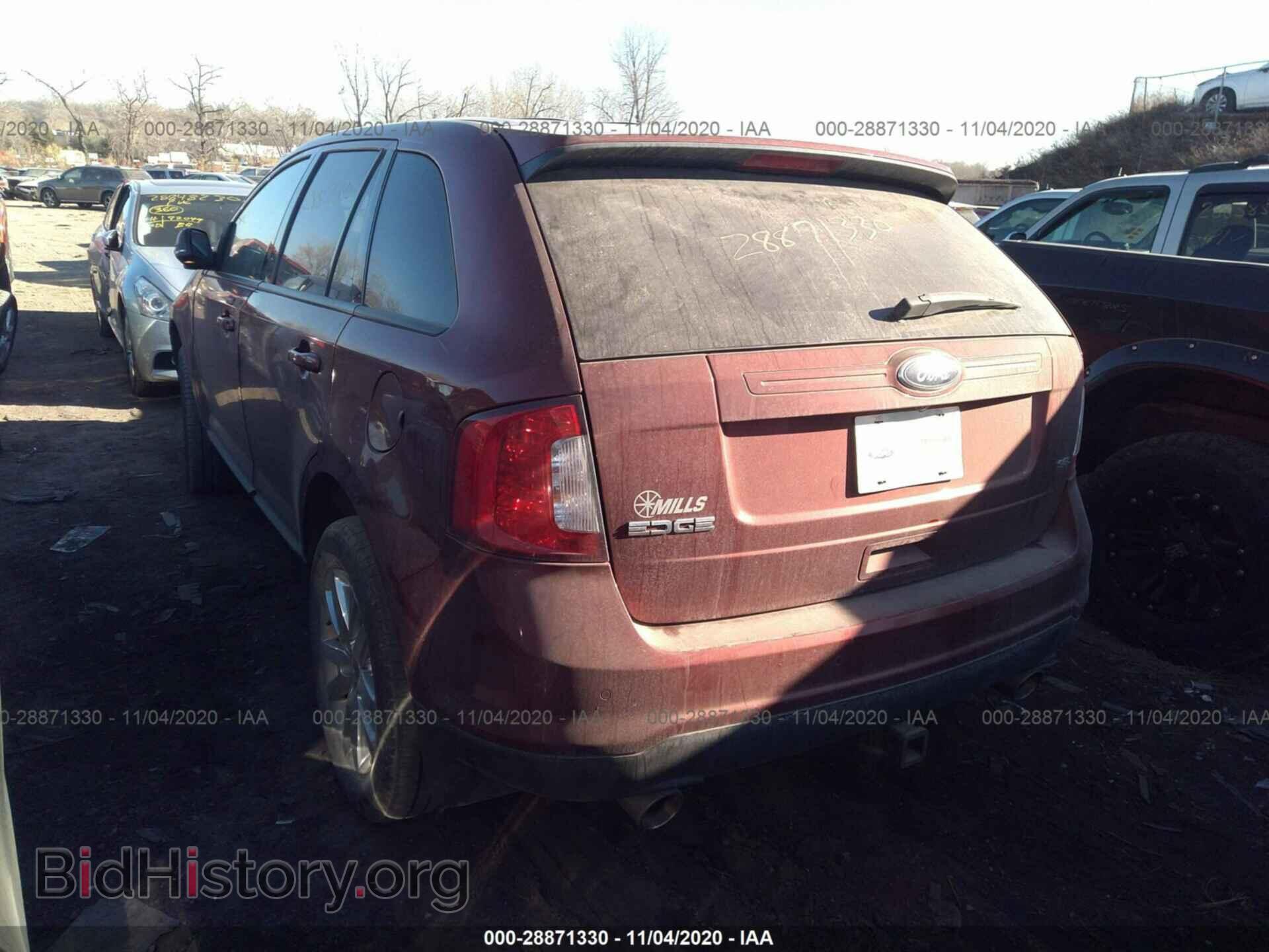 2014 FORD EDGE - VIN: 2FMDK3JCXEBB54447 - Фото 3