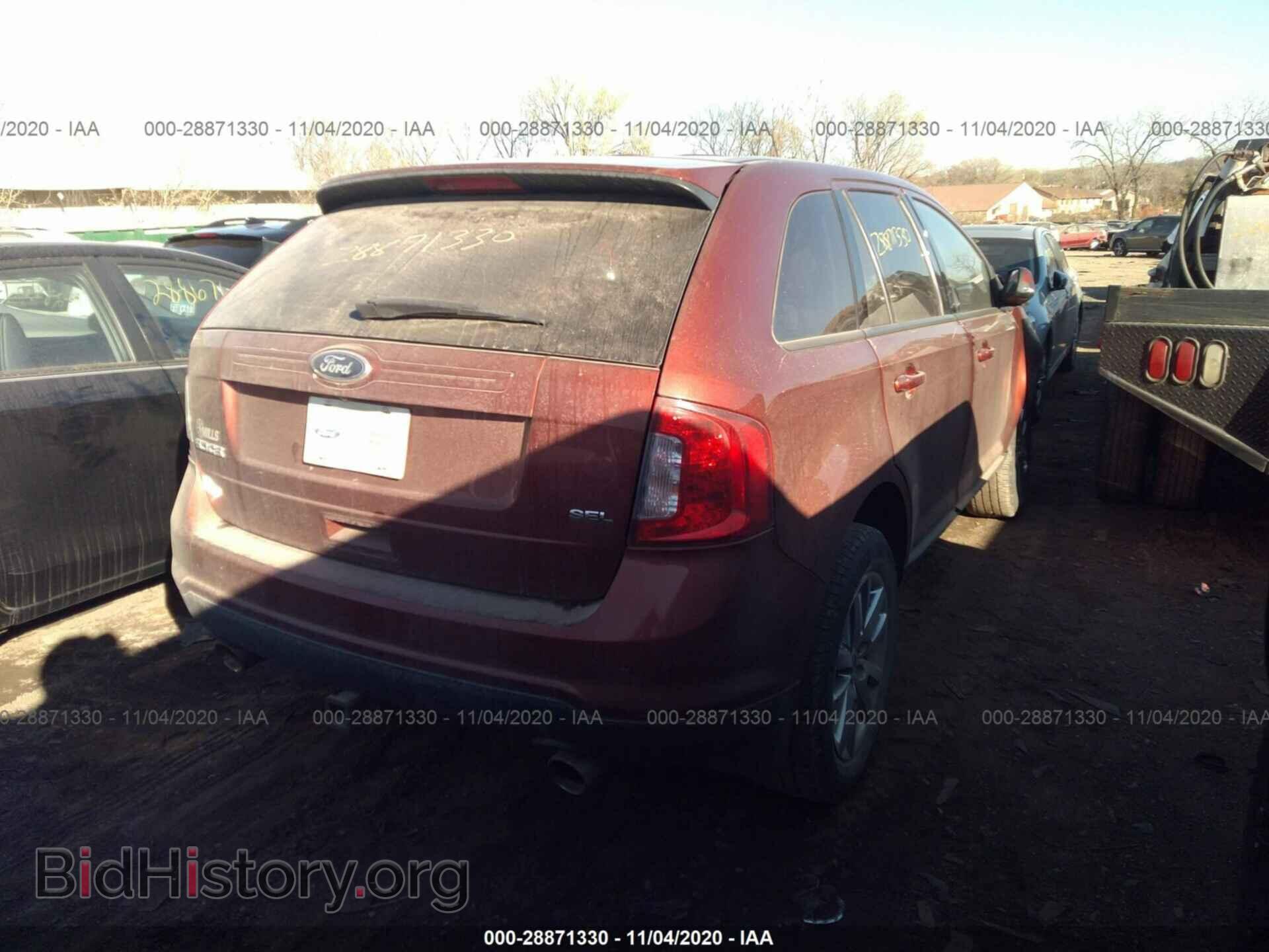 2014 FORD EDGE - VIN: 2FMDK3JCXEBB54447 - Фото 4