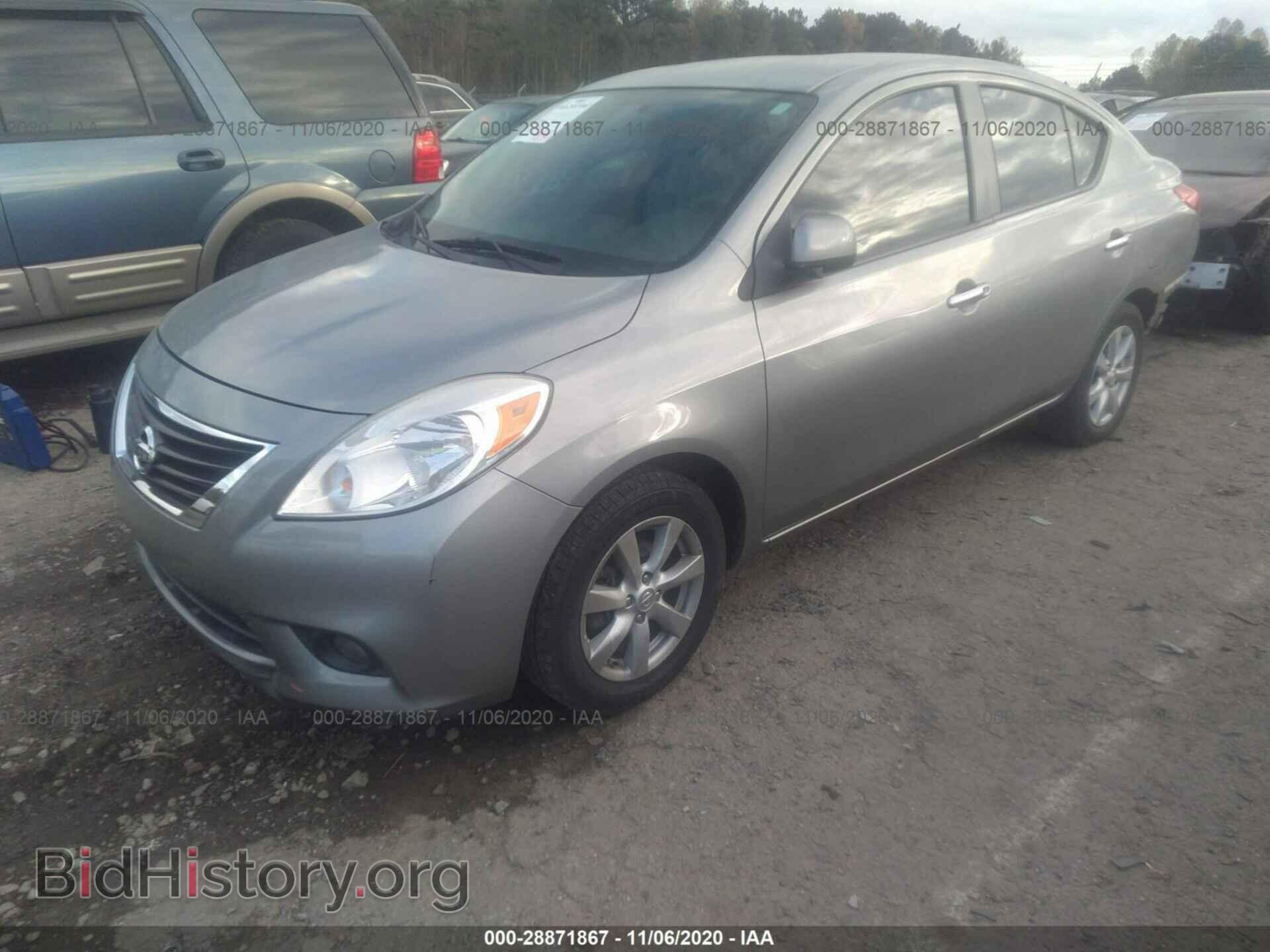 2012 NISSAN VERSA - VIN: 3N1CN7AP9CL825726 - Фото 2