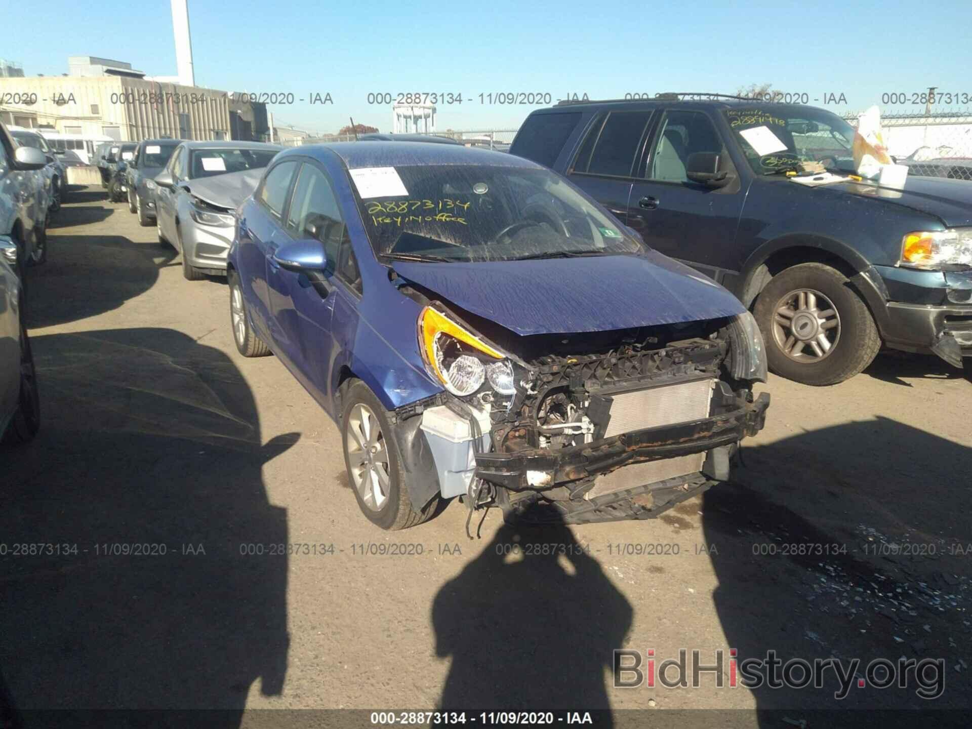 Фотография KNADN5A36D6139140 - KIA RIO 2013