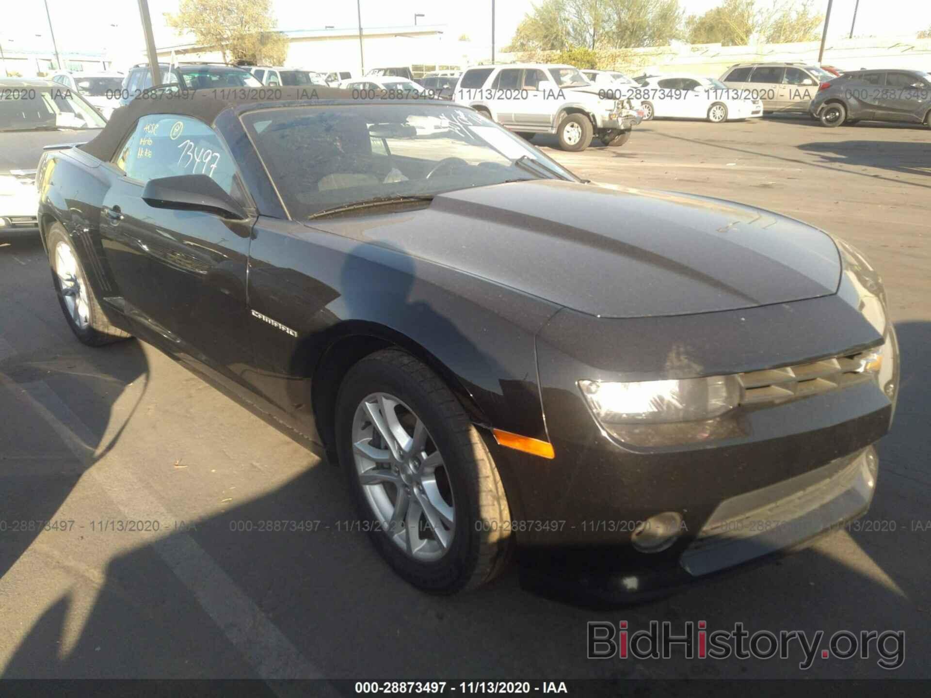 Photo 2G1FB3D38E9275986 - CHEVROLET CAMARO 2014