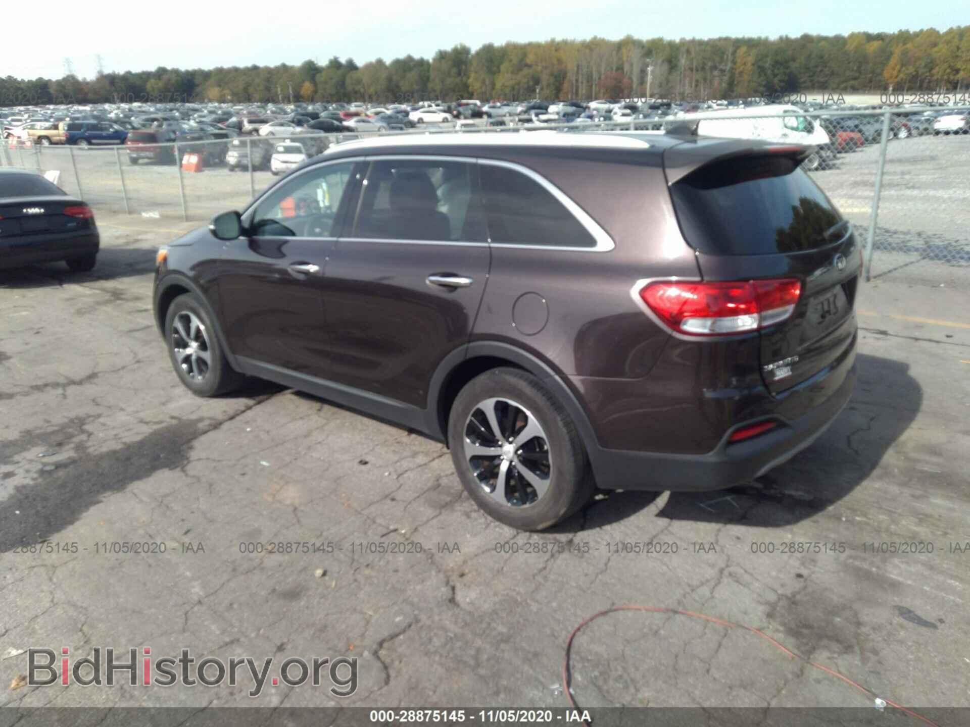 2016 KIA SORENTO - VIN: 5XYPH4A16GG036253 - Фото 3