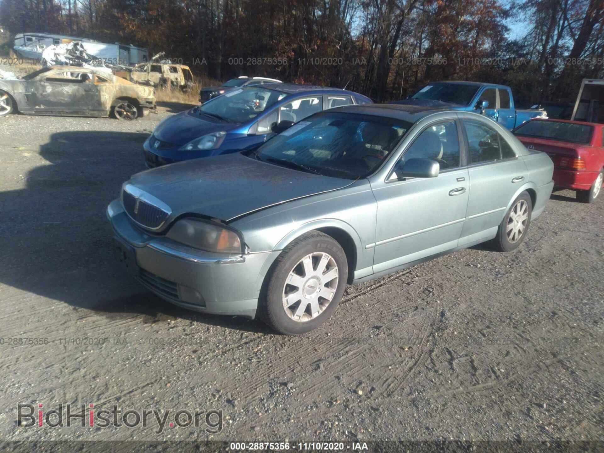 2003 LINCOLN LS - VIN: 1LNHM86S83Y663610 - Фото 2