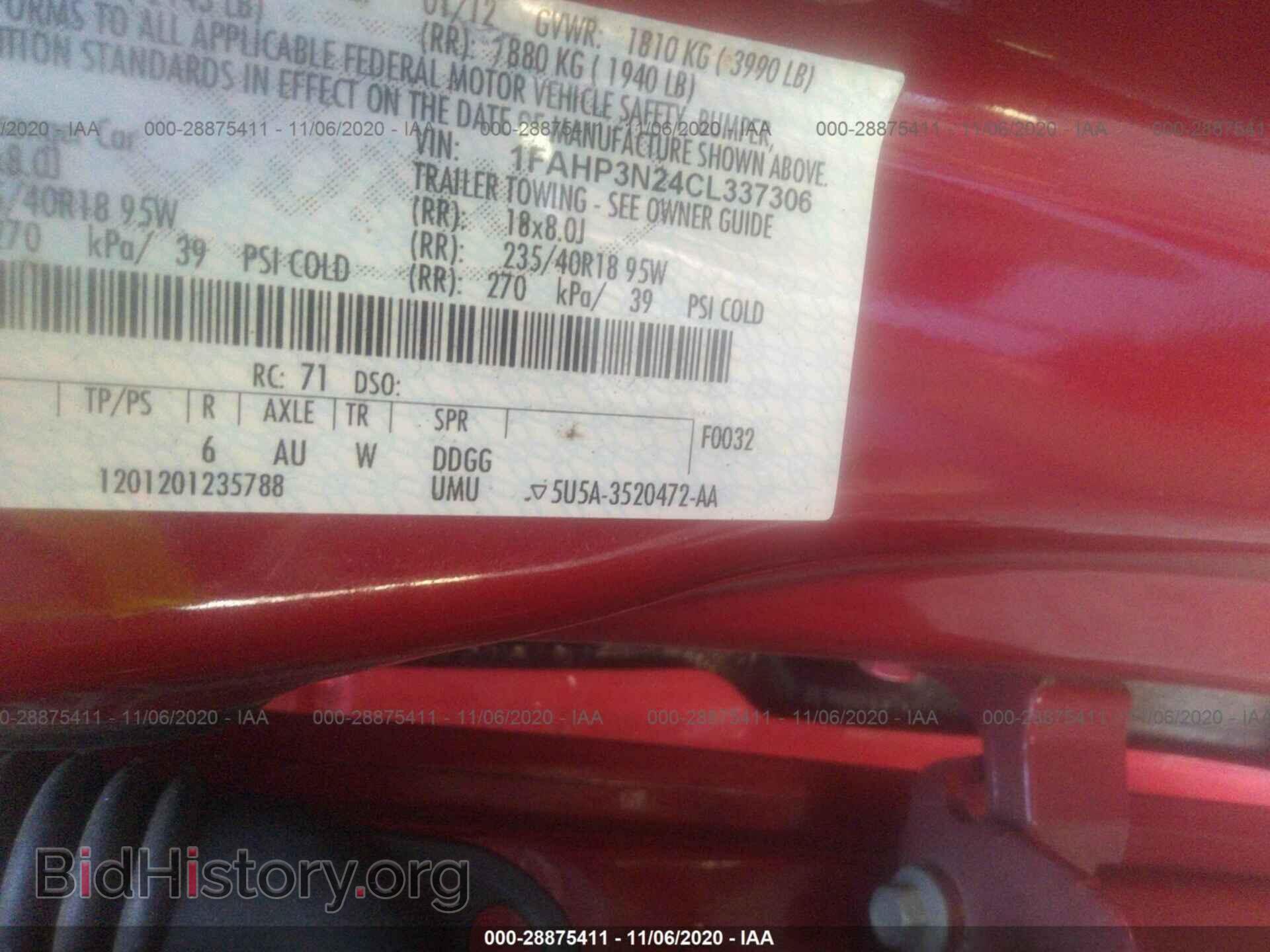 2012 FORD FOCUS - VIN: 1FAHP3N24CL337306 - Photo 9