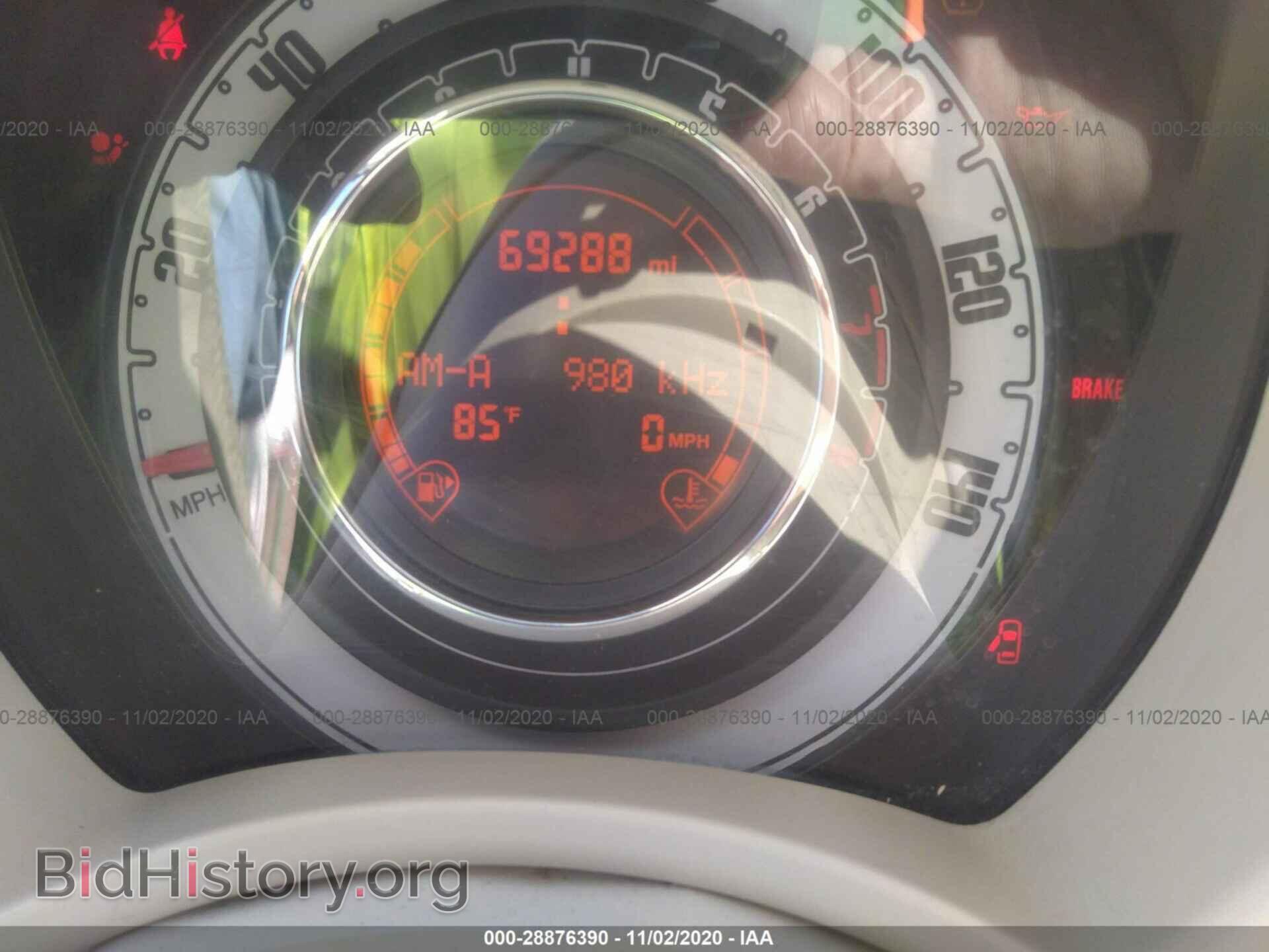 2012 FIAT 500 - VIN: 3C3CFFAR5CT100313 - Фото 7