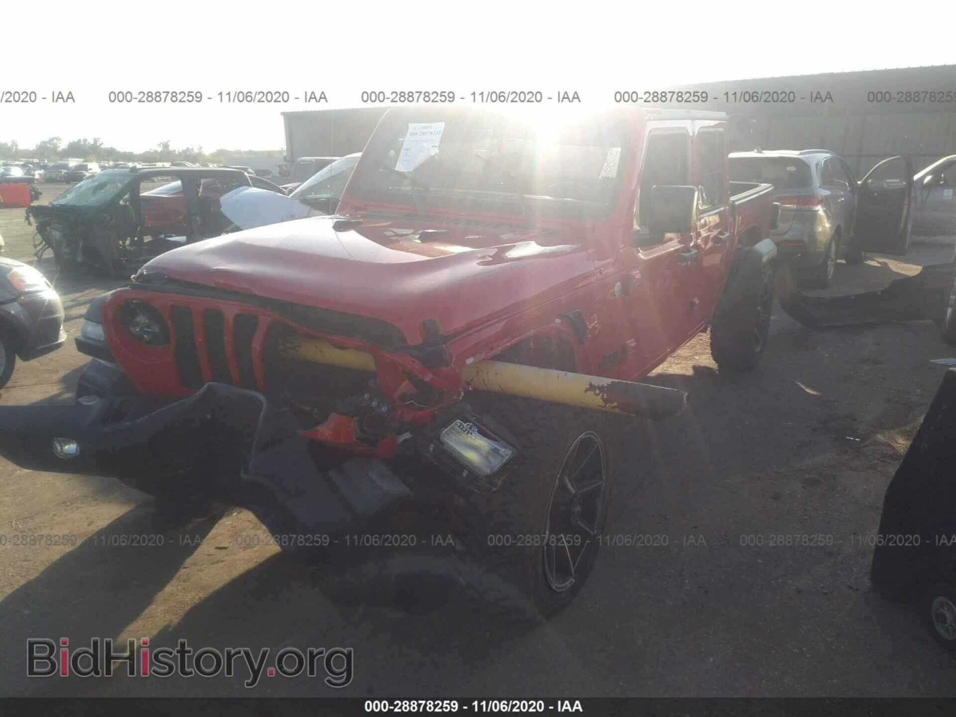 2020 JEEP GLADIATOR - VIN: 1C6HJTAG4LL156954 - Фото 2