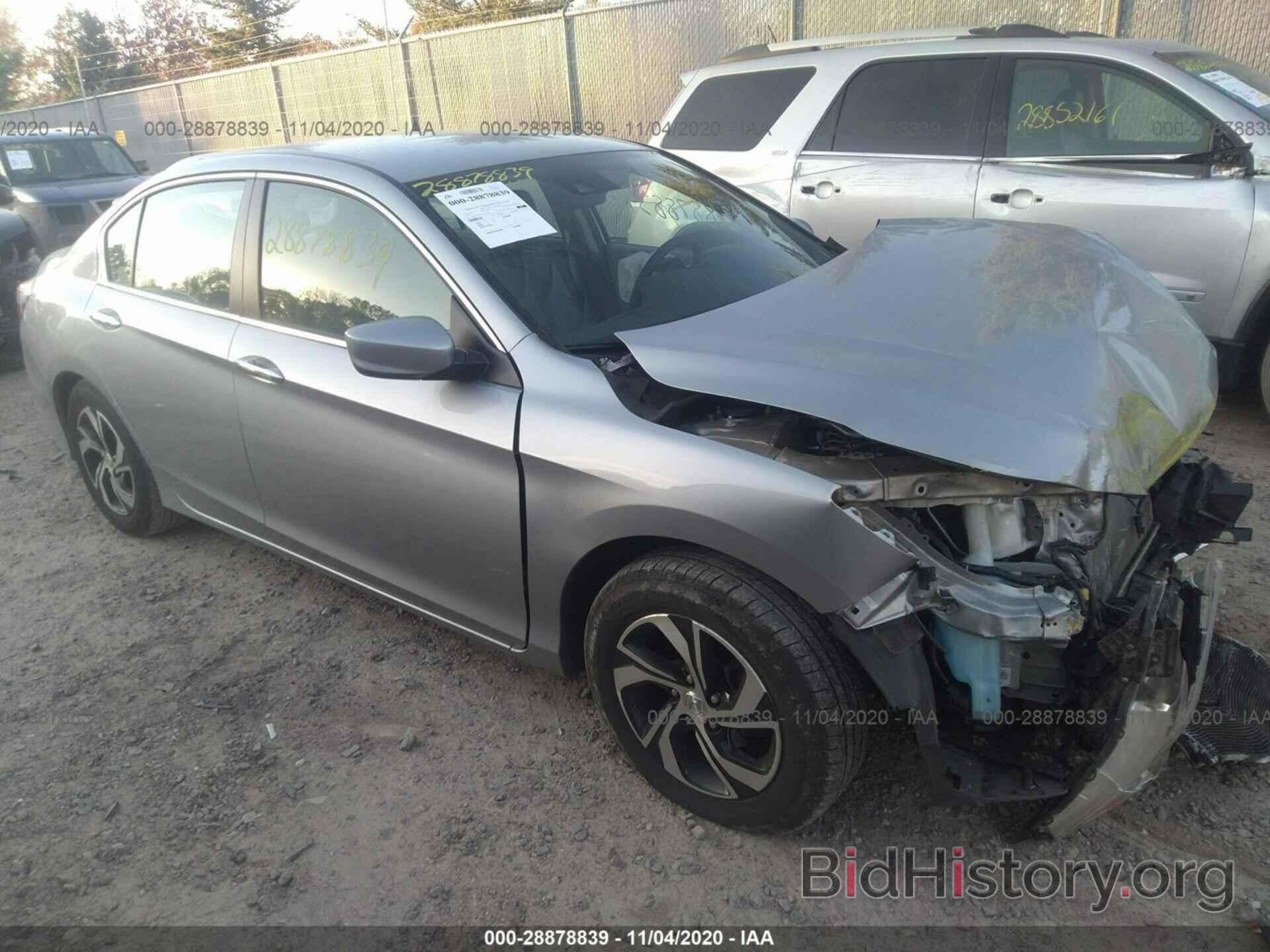 Photo 1HGCR2F42GA020958 - HONDA ACCORD SEDAN 2016