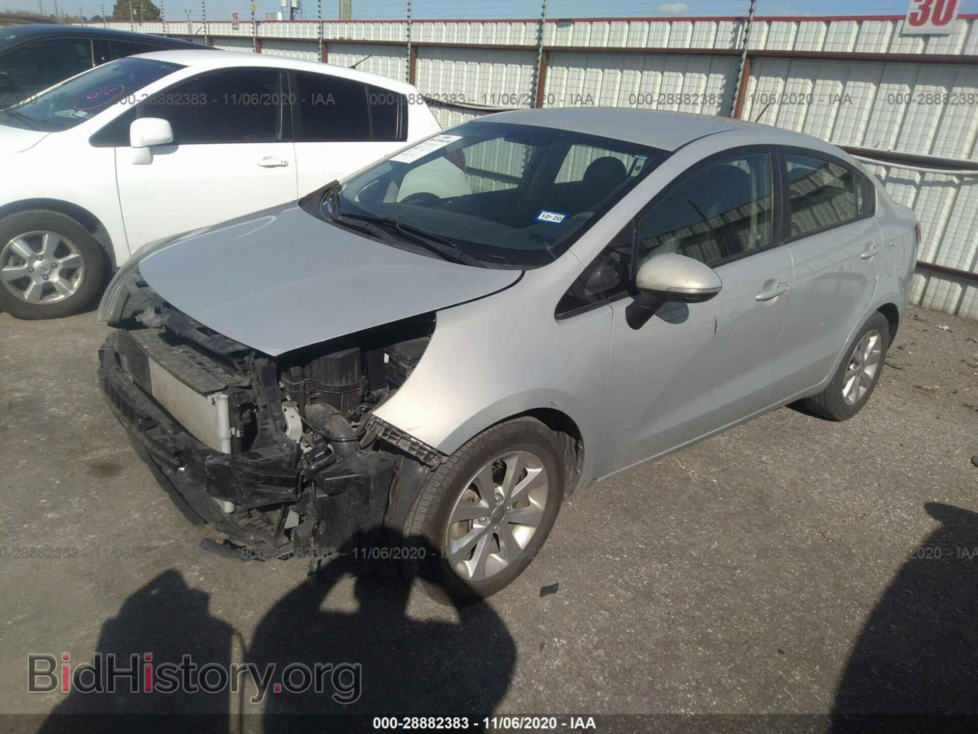 2013 KIA RIO - VIN: KNADN4A33D6226519 - Фото 2