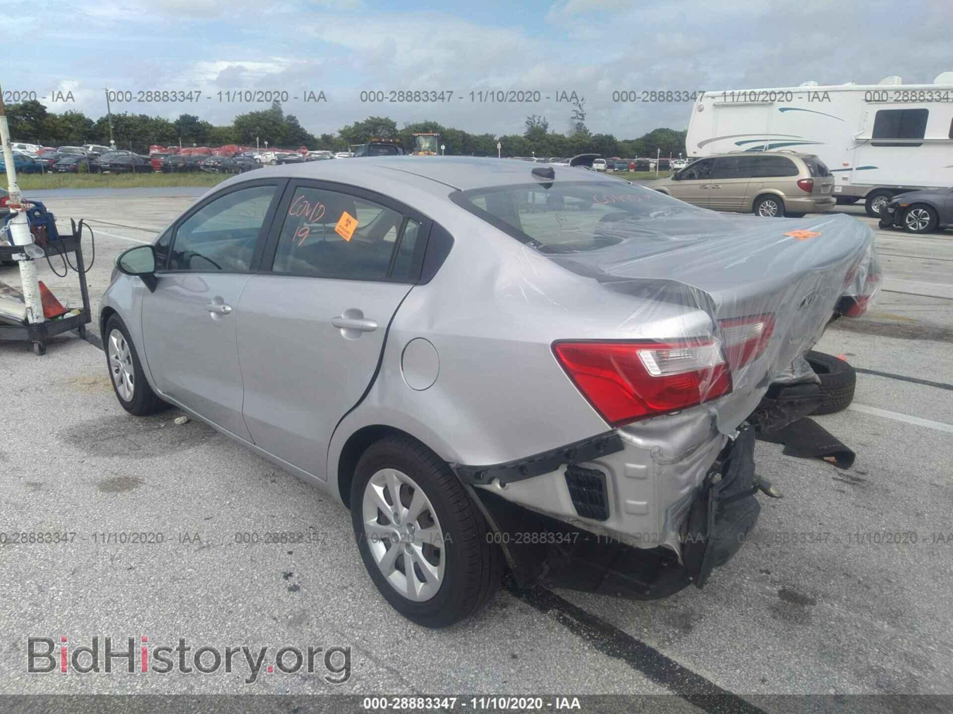 2015 KIA RIO - VIN: KNADM4A30F6452104 - Фото 3
