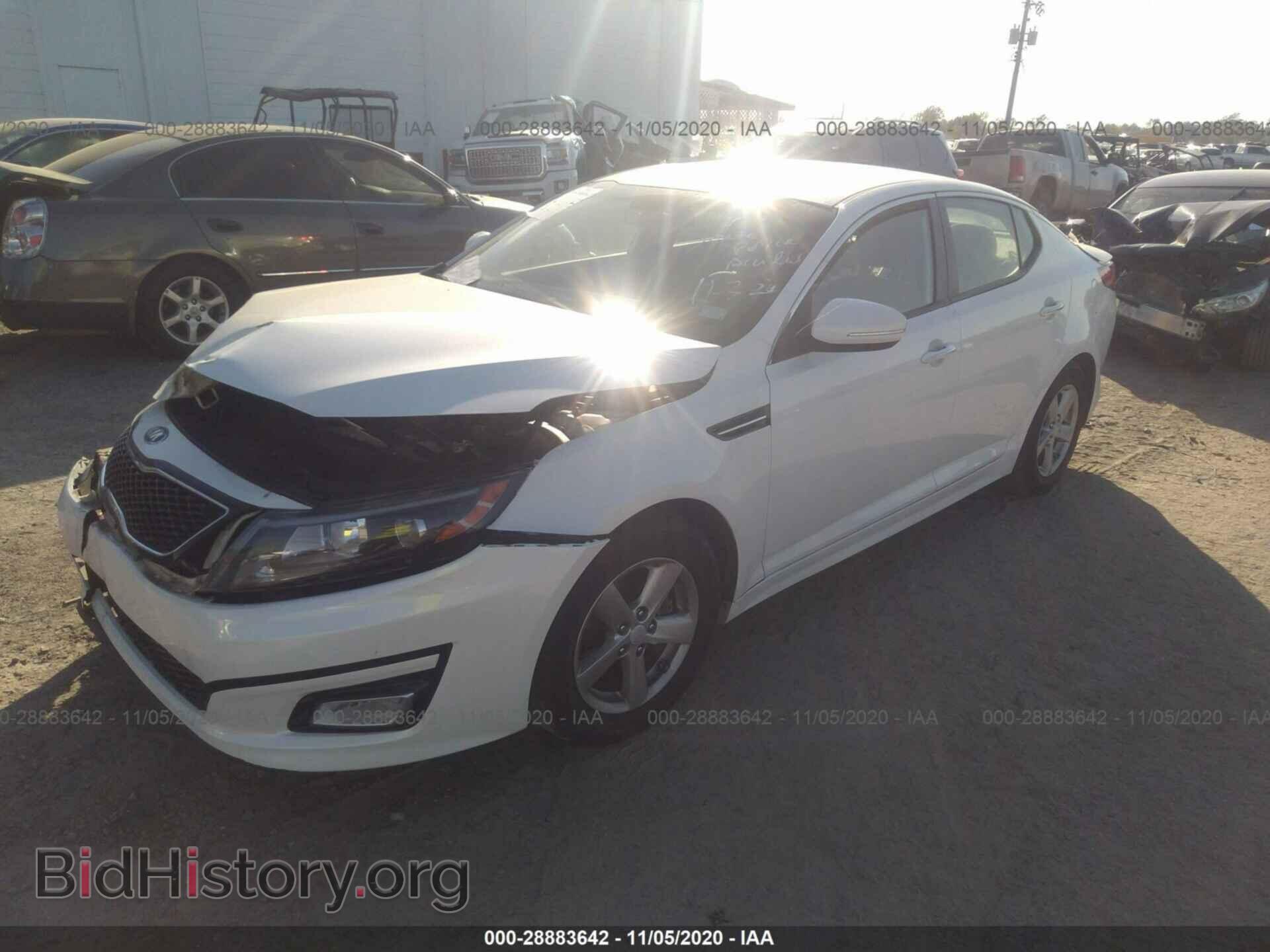 2015 KIA OPTIMA - VIN: 5XXGM4A70FG358325 - Фото 2