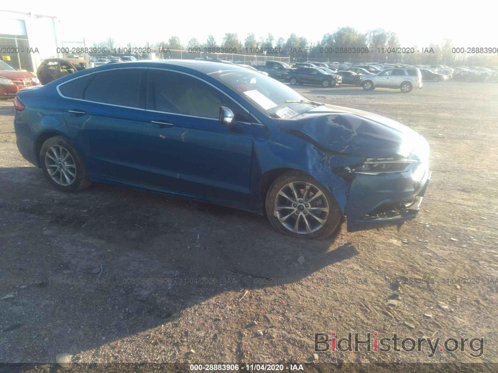 Photo 3FA6P0HD9HR241053 - FORD FUSION 2017