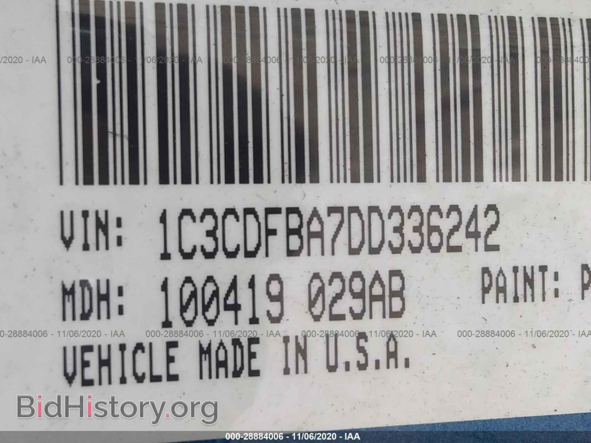 2013 DODGE DART - VIN: 1C3CDFBA7DD336242 - Фото 9