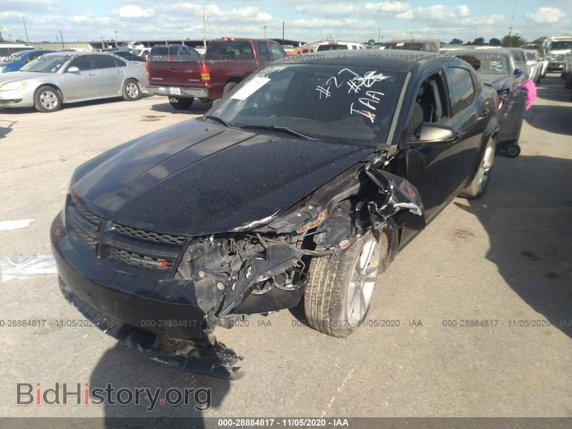 2014 DODGE AVENGER - VIN: 1C3CDZAB4EN149046 - Фото 2