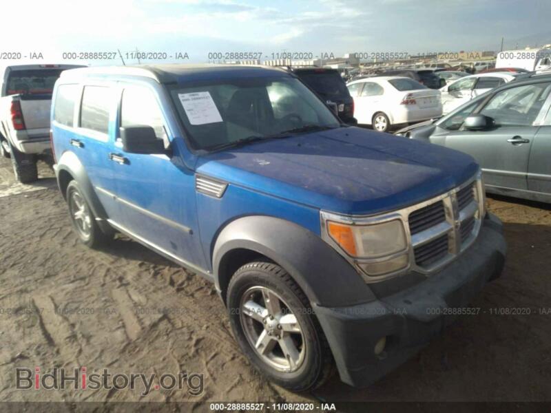 2007 Dodge NITRO SXT (VIN 1D8GT28K37W586435) — фото 1 из 11, IAAI, повреждение: передняя часть