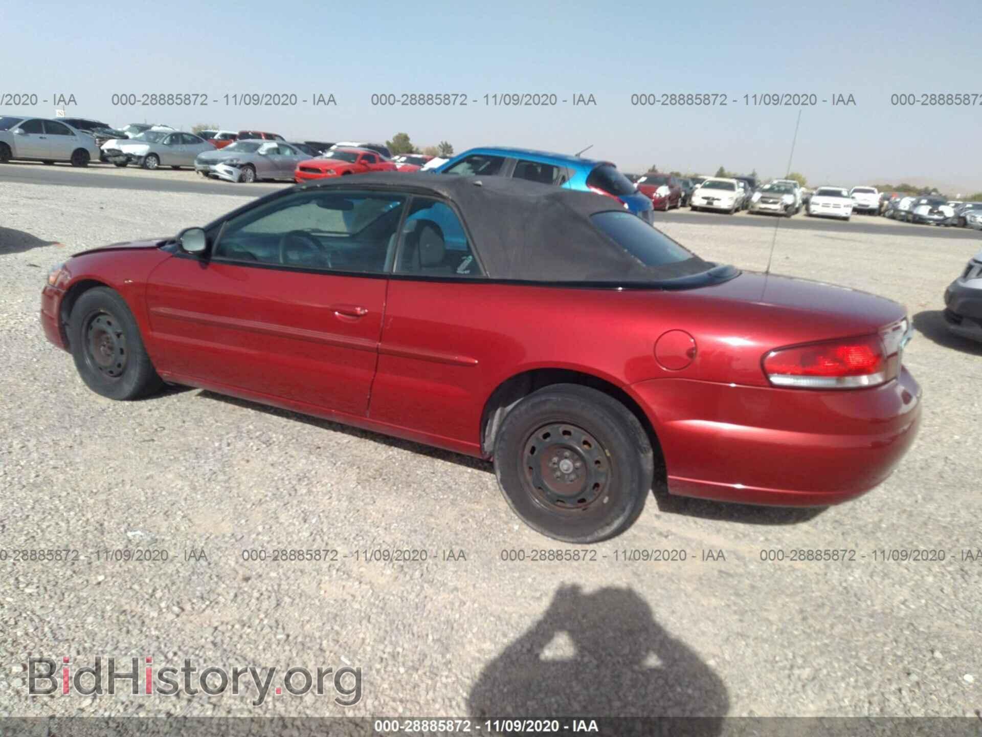 2004 CHRYSLER SEBRING - VIN: 1C3EL45R04N106862 - Фото 3