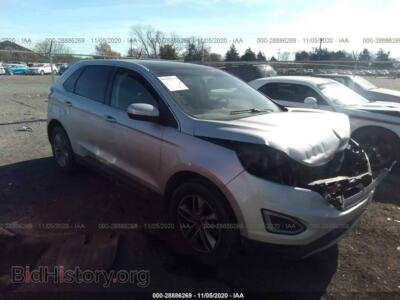 2016 Ford EDGE SEL, silver — VIN 2FMPK4J89GBC12419, IAAI
