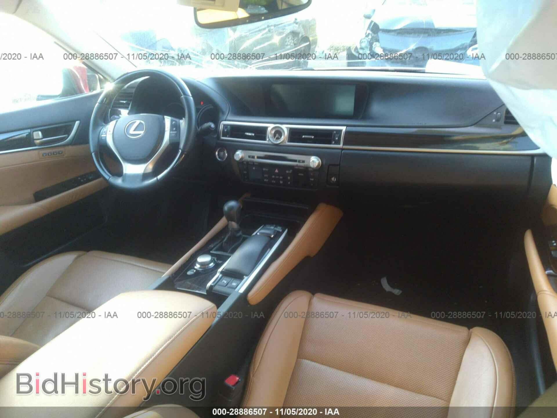 2013 LEXUS GS 350 - VIN: JTHCE1BL7D5013704 - Фото 5