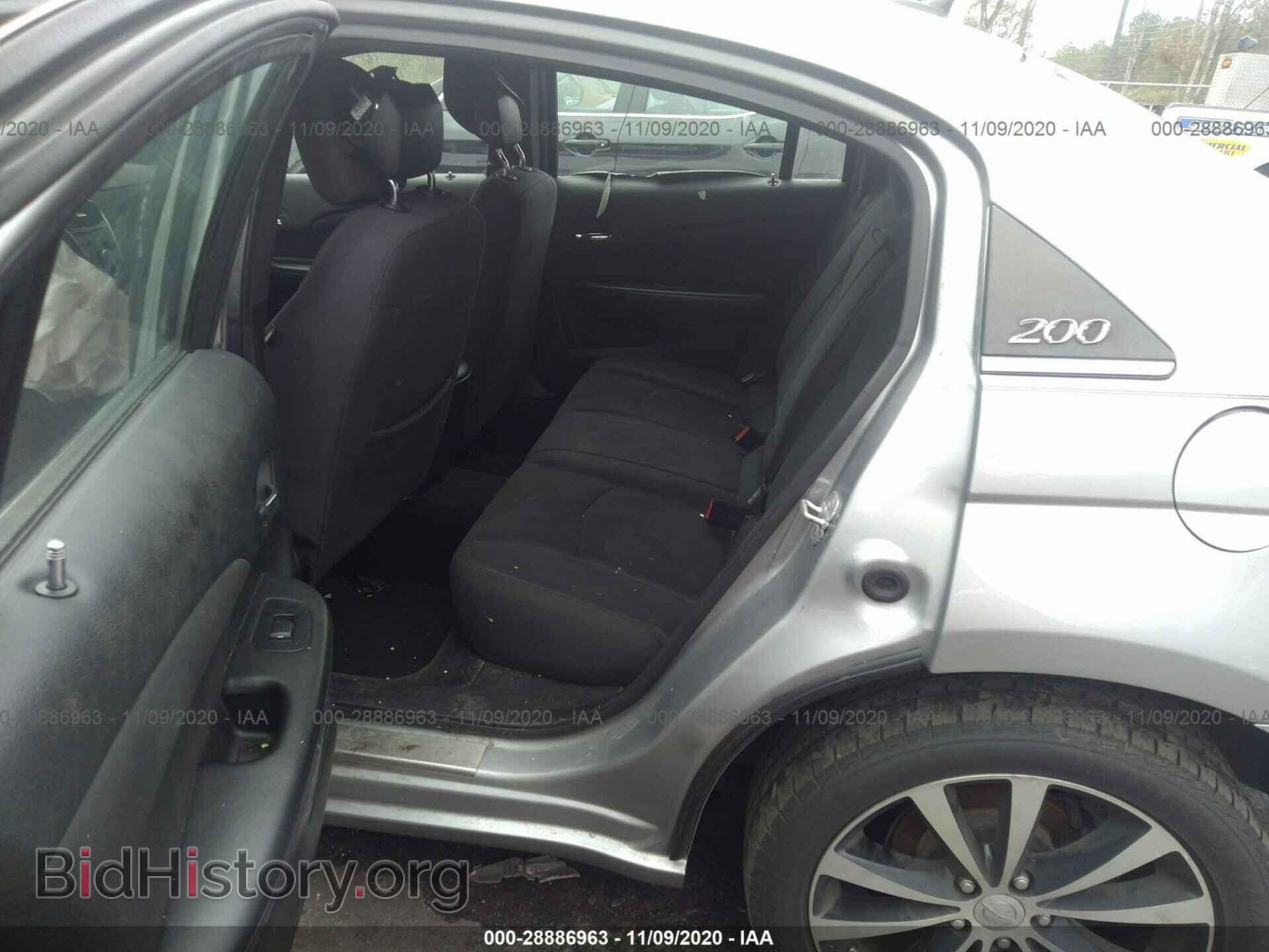 2013 CHRYSLER 200 - VIN: 1C3CCBBG6DN728025 - Фото 8