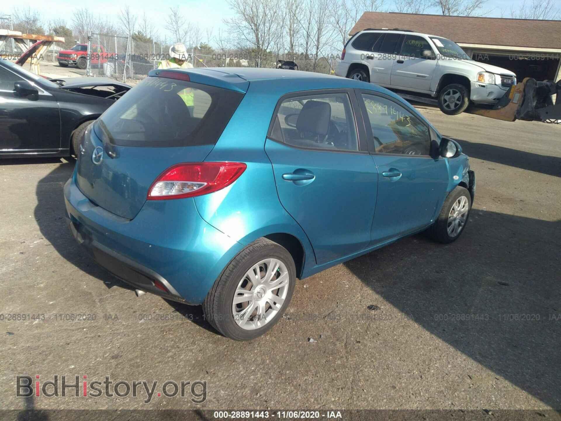 2012 MAZDA MAZDA2 - VIN: JM1DE1KY8C0151152 - Фото 4