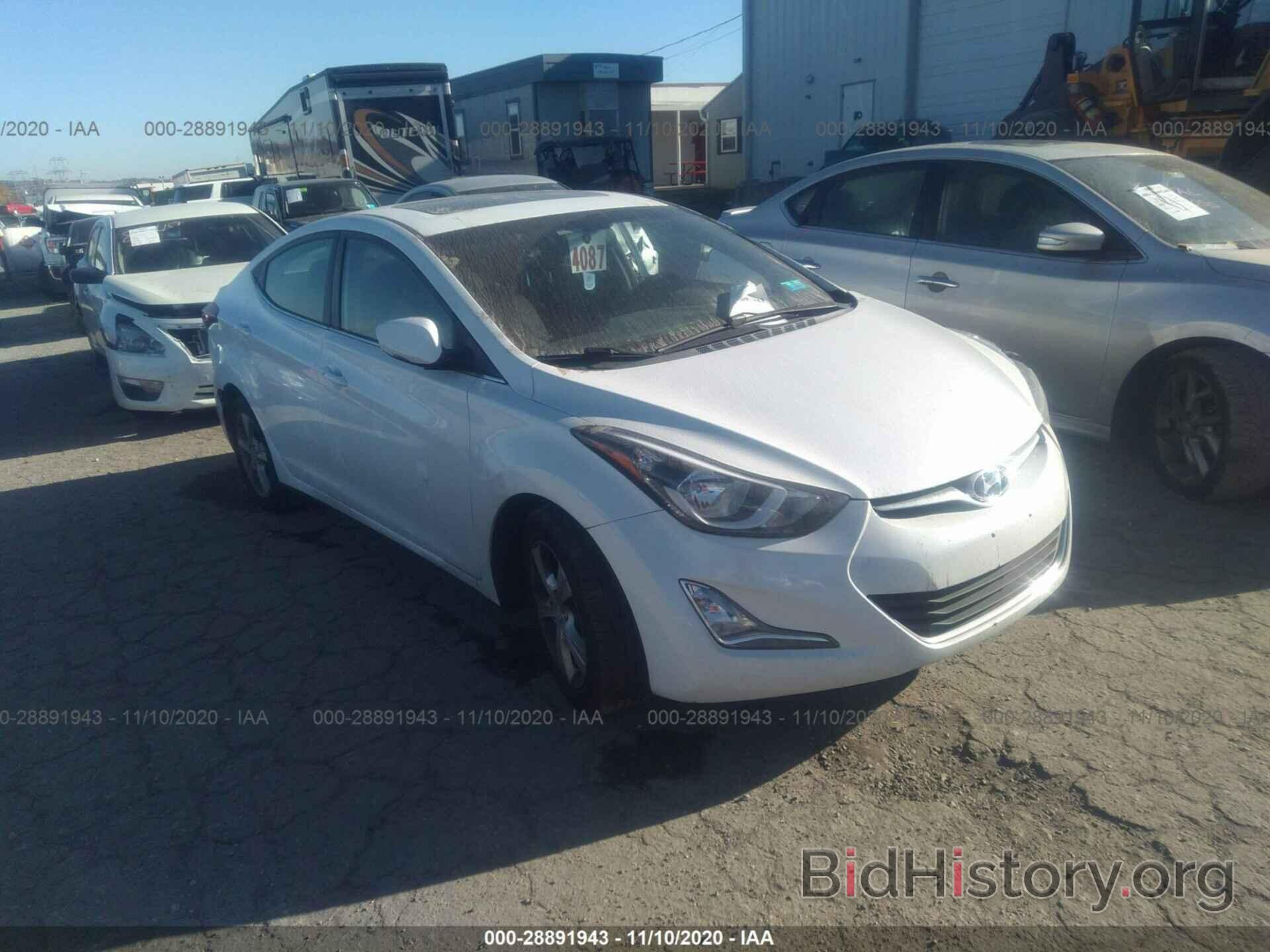 Photo 5NPDH4AE9GH753292 - HYUNDAI ELANTRA 2016