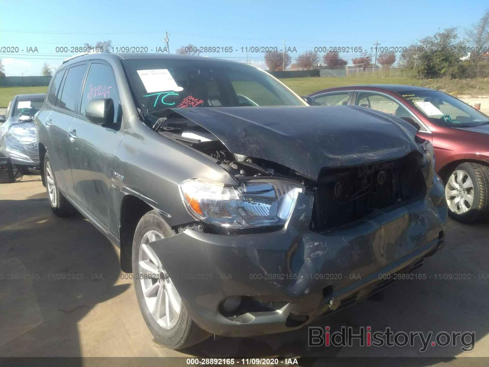 Photo JTEEW44A382001993 - TOYOTA HIGHLANDER HYBRID 2008