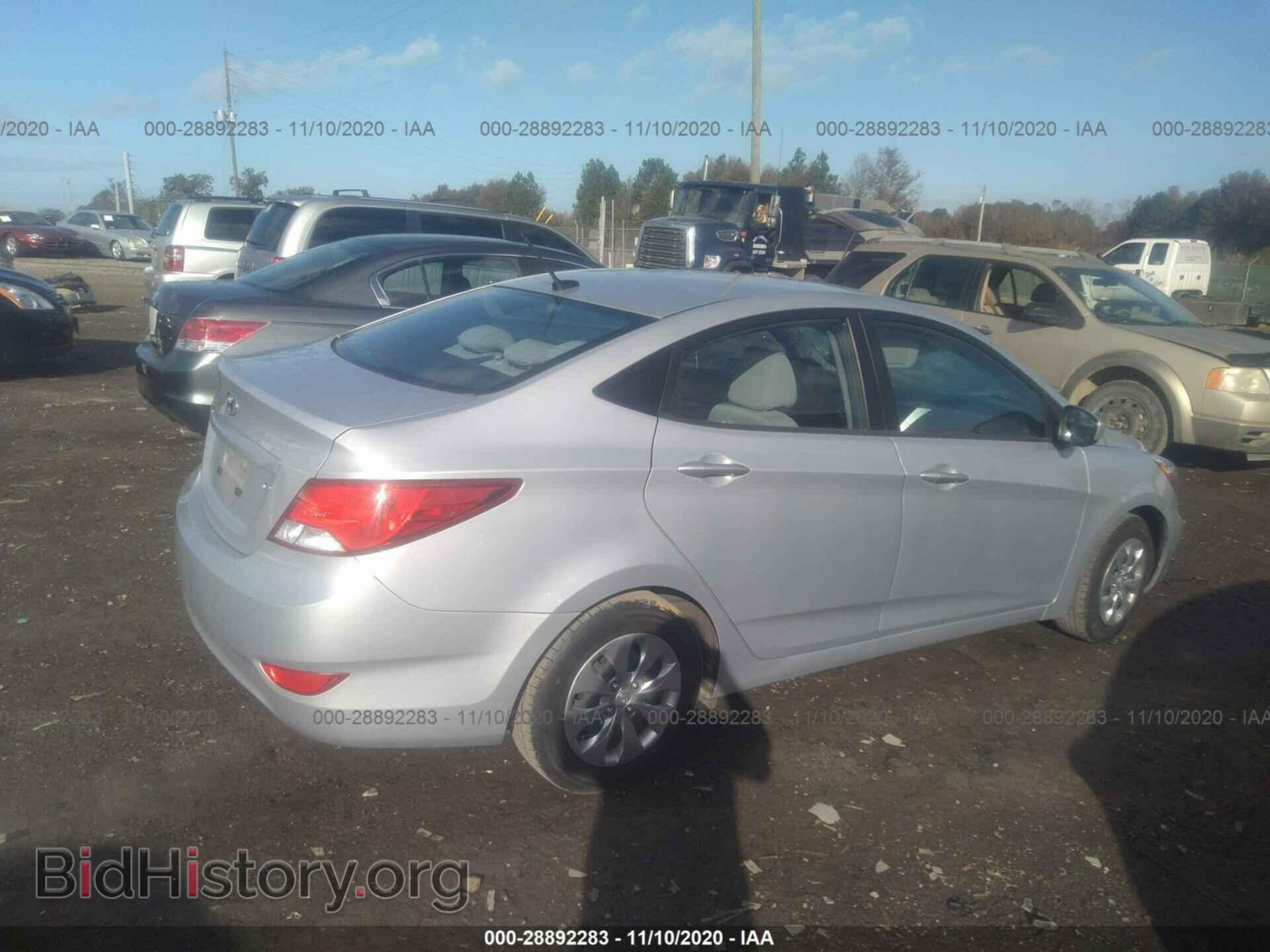 2017 HYUNDAI ACCENT - VIN: KMHCT4AE7HU193169 - Фото 4