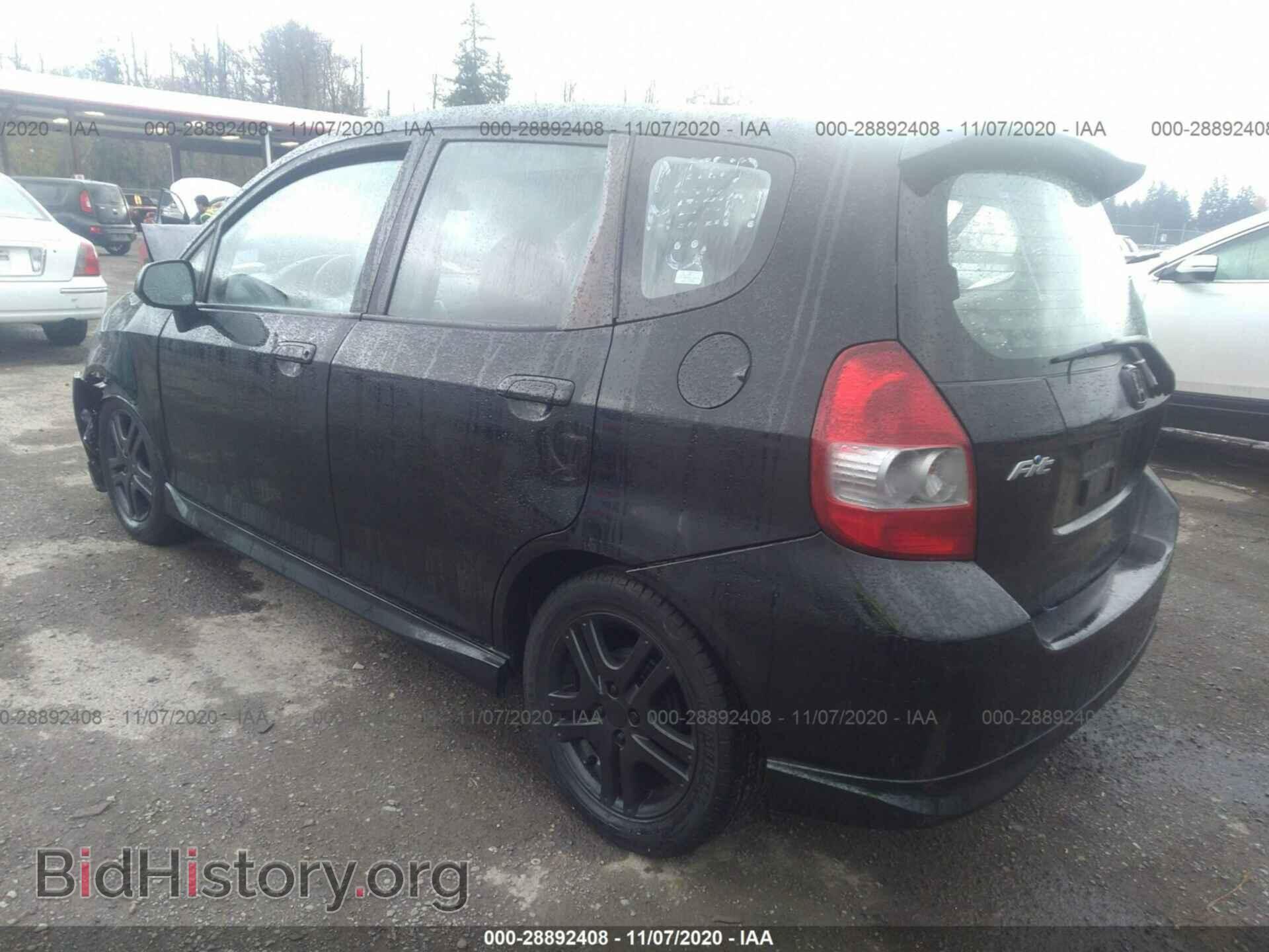 2007 HONDA FIT - VIN: JHMGD38647S018978 - Фото 3