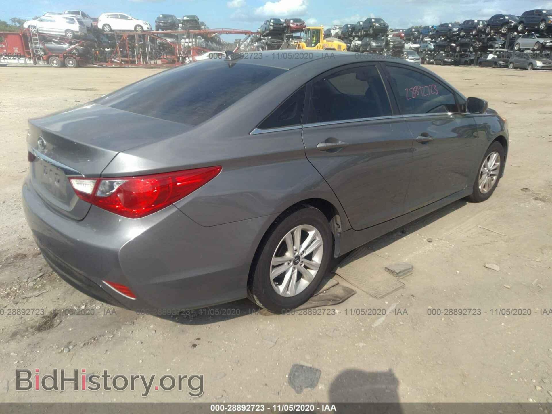 2014 HYUNDAI SONATA - VIN: 5NPEB4ACXEH921443 - Фото 4
