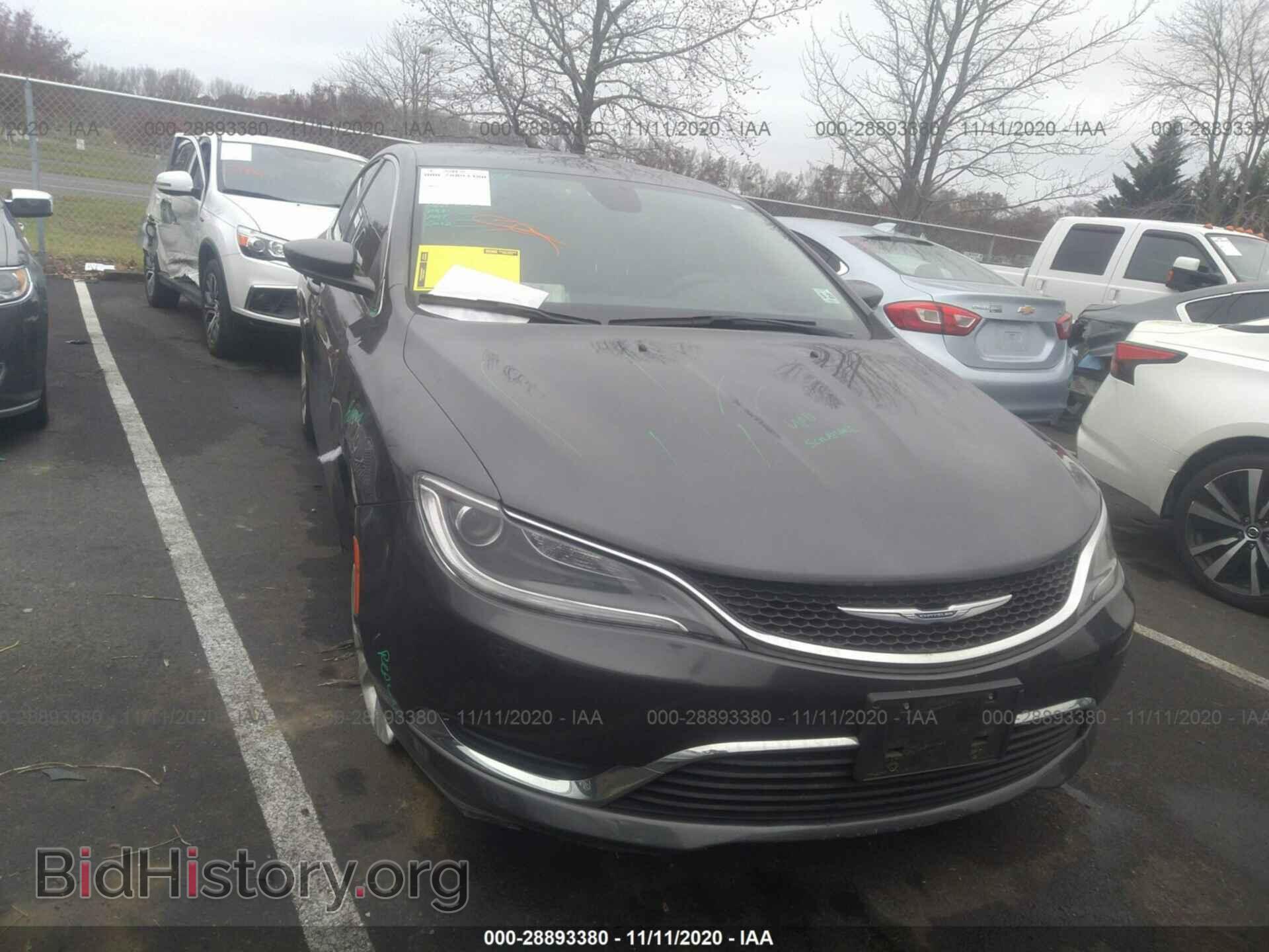 Фотография 1C3CCCAB1GN143899 - CHRYSLER 200 2016