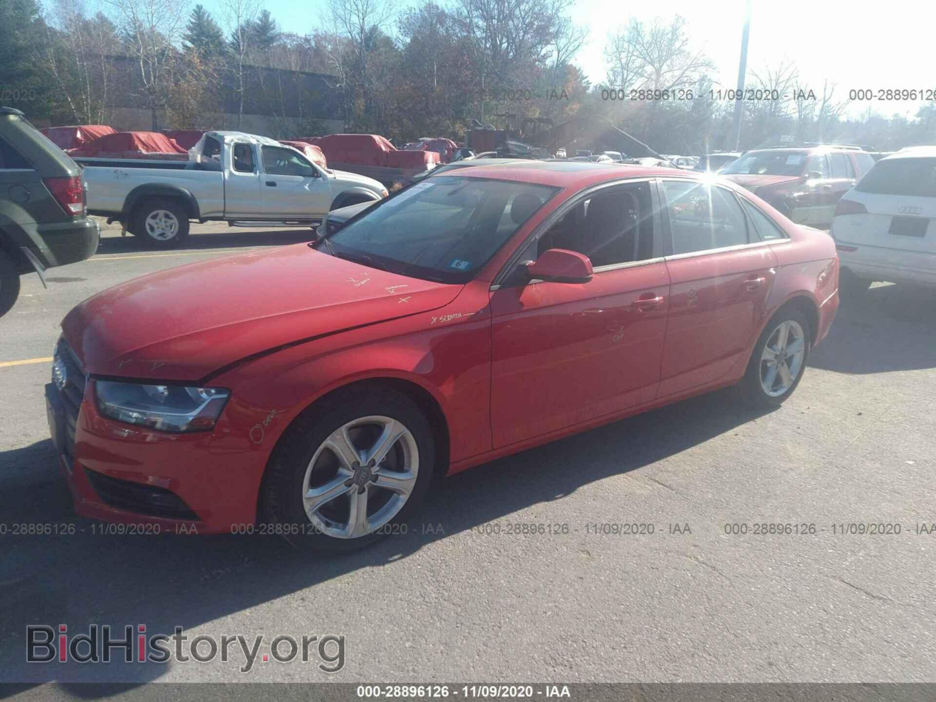 2013 AUDI A4 - VIN: WAUDFAFL1DN037717 - Фото 2