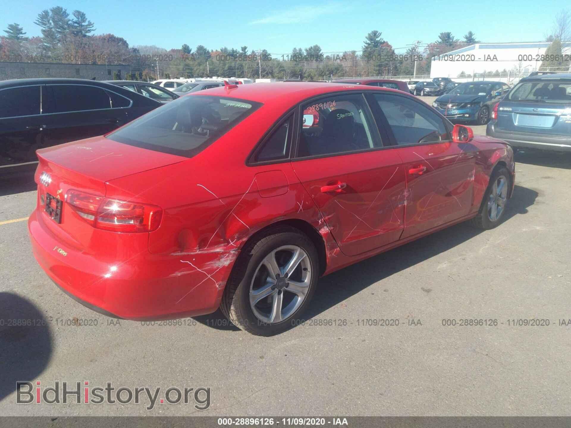 2013 AUDI A4 - VIN: WAUDFAFL1DN037717 - Фото 4