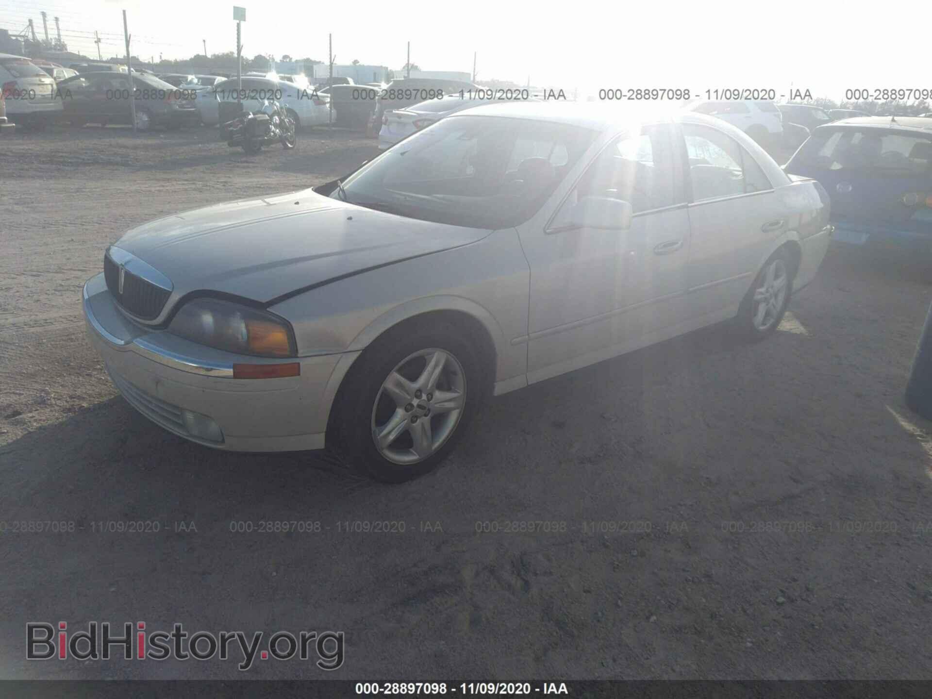 2002 LINCOLN LS - VIN: 1LNHM87A72Y691032 - Фото 2