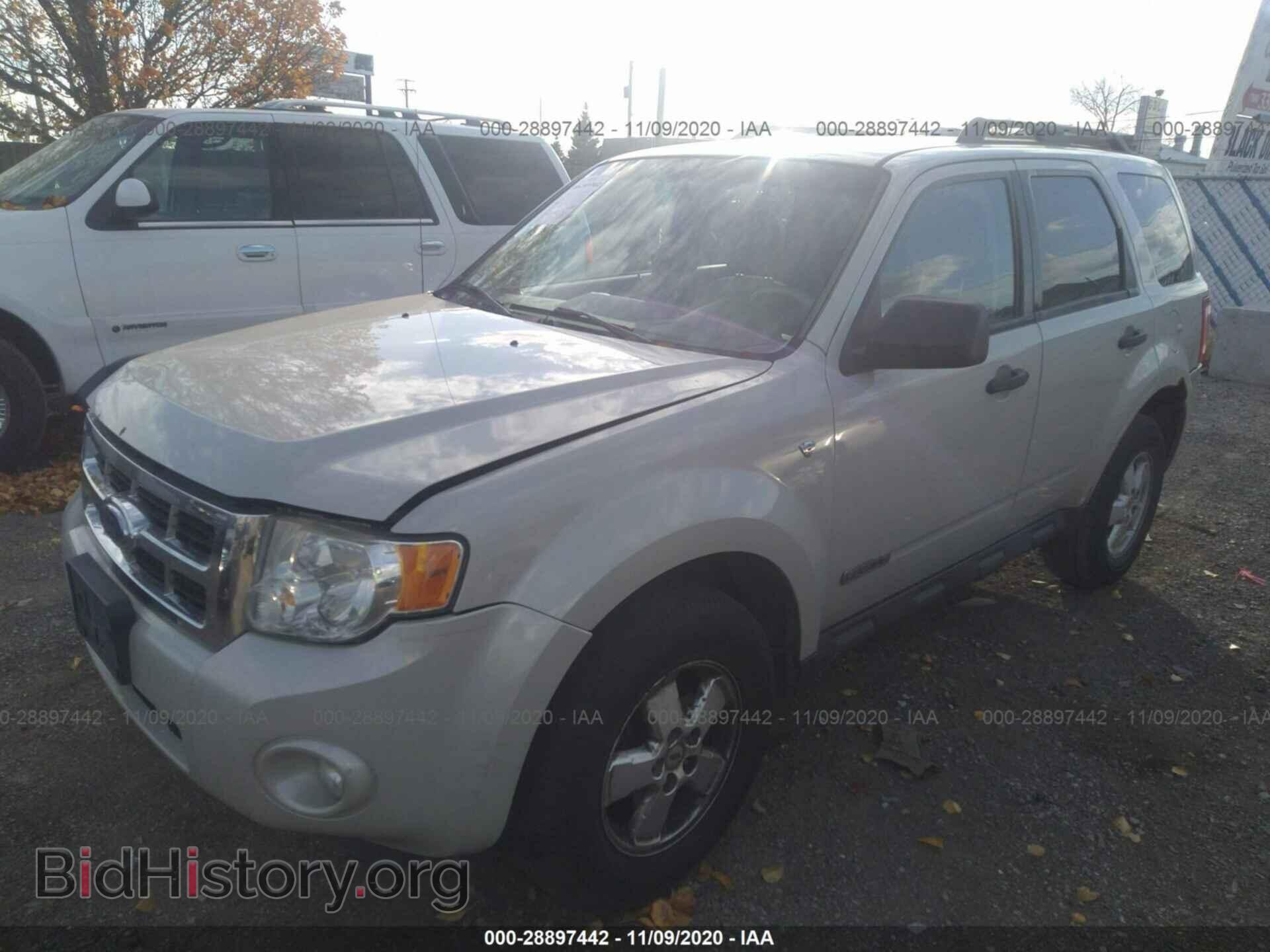 2008 FORD ESCAPE - VIN: 1FMCU03148KA73566 - Фото 2