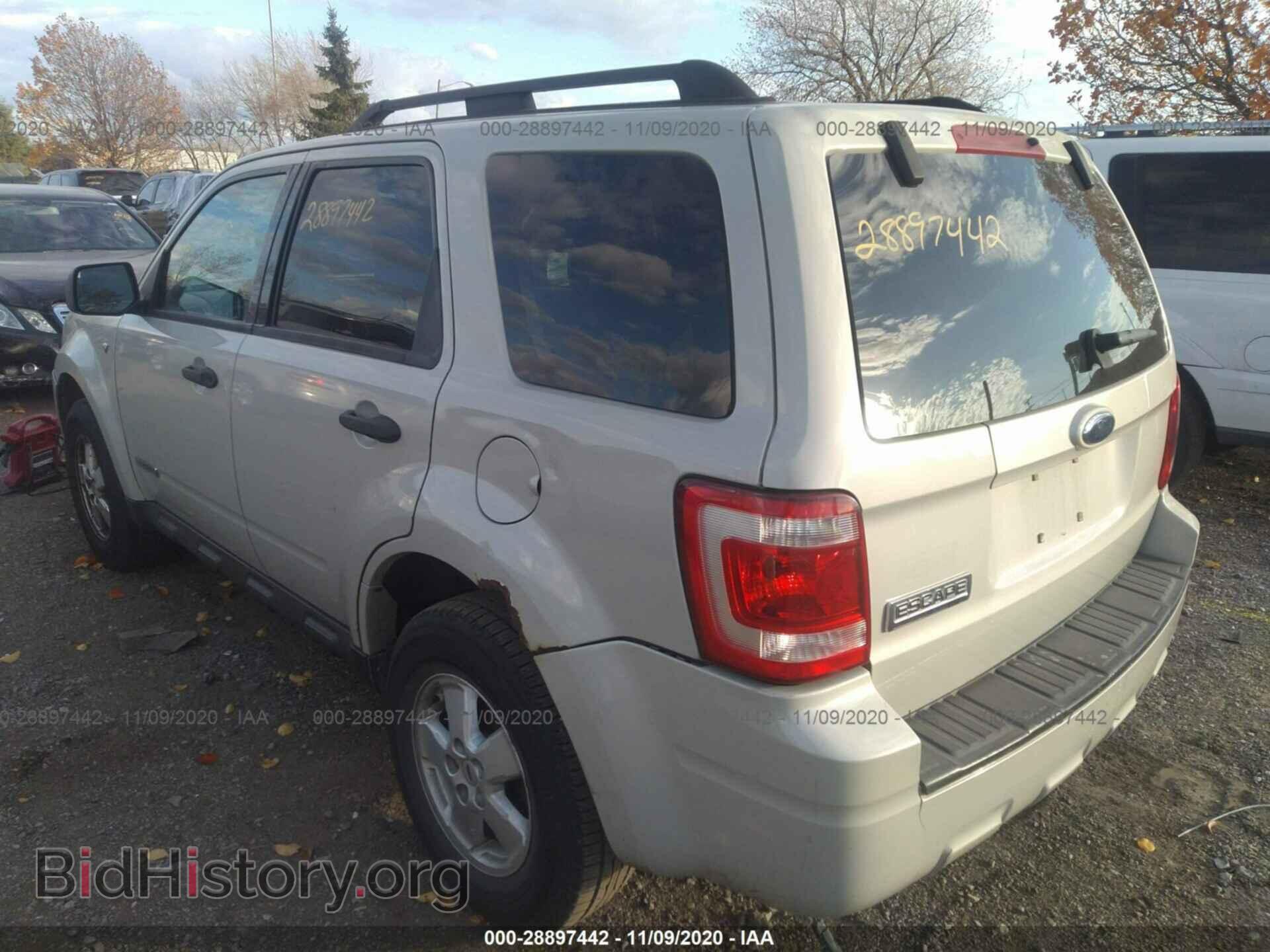 2008 FORD ESCAPE - VIN: 1FMCU03148KA73566 - Фото 3