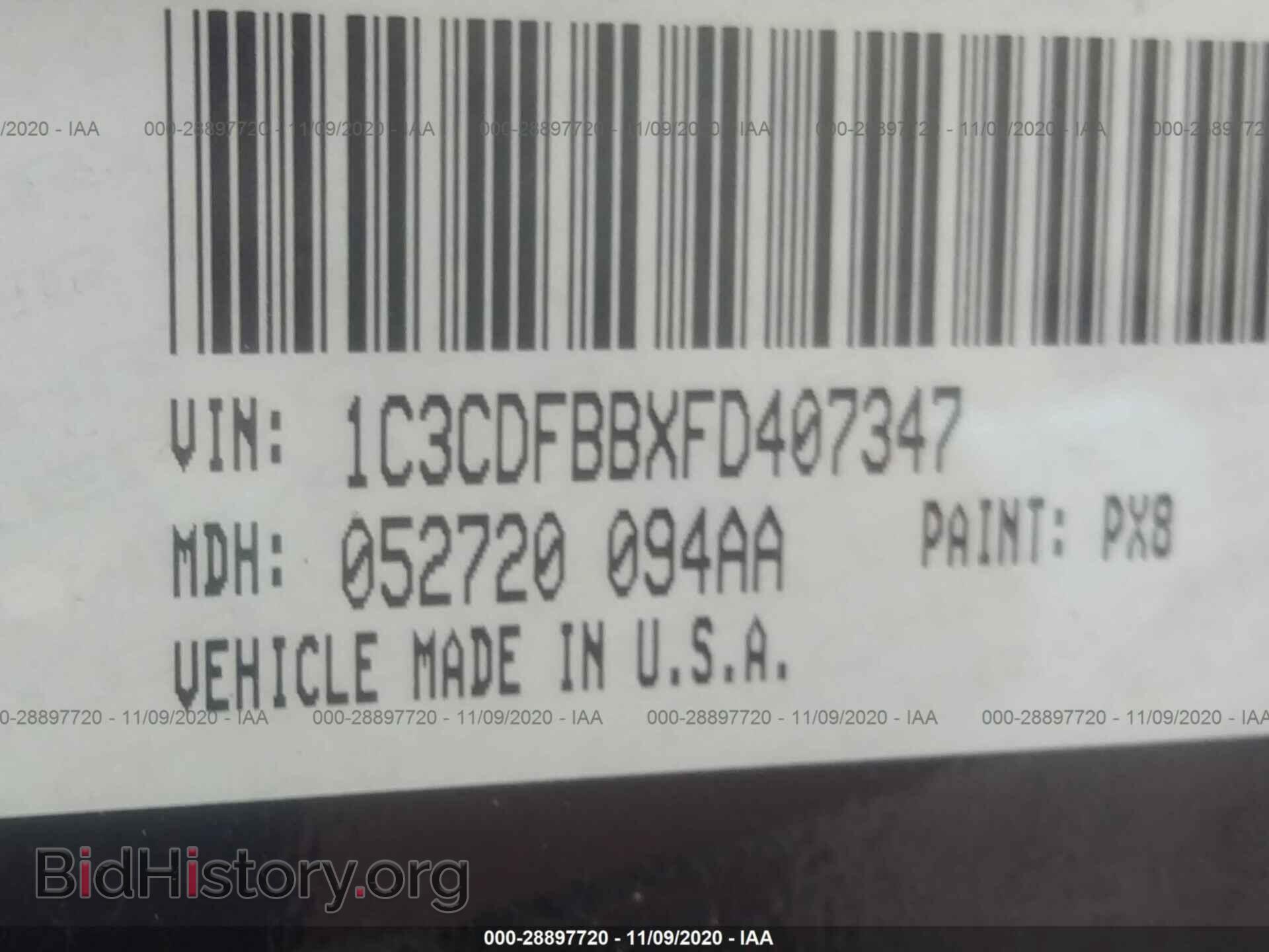 2015 DODGE DART - VIN: 1C3CDFBBXFD407347 - Photo 9