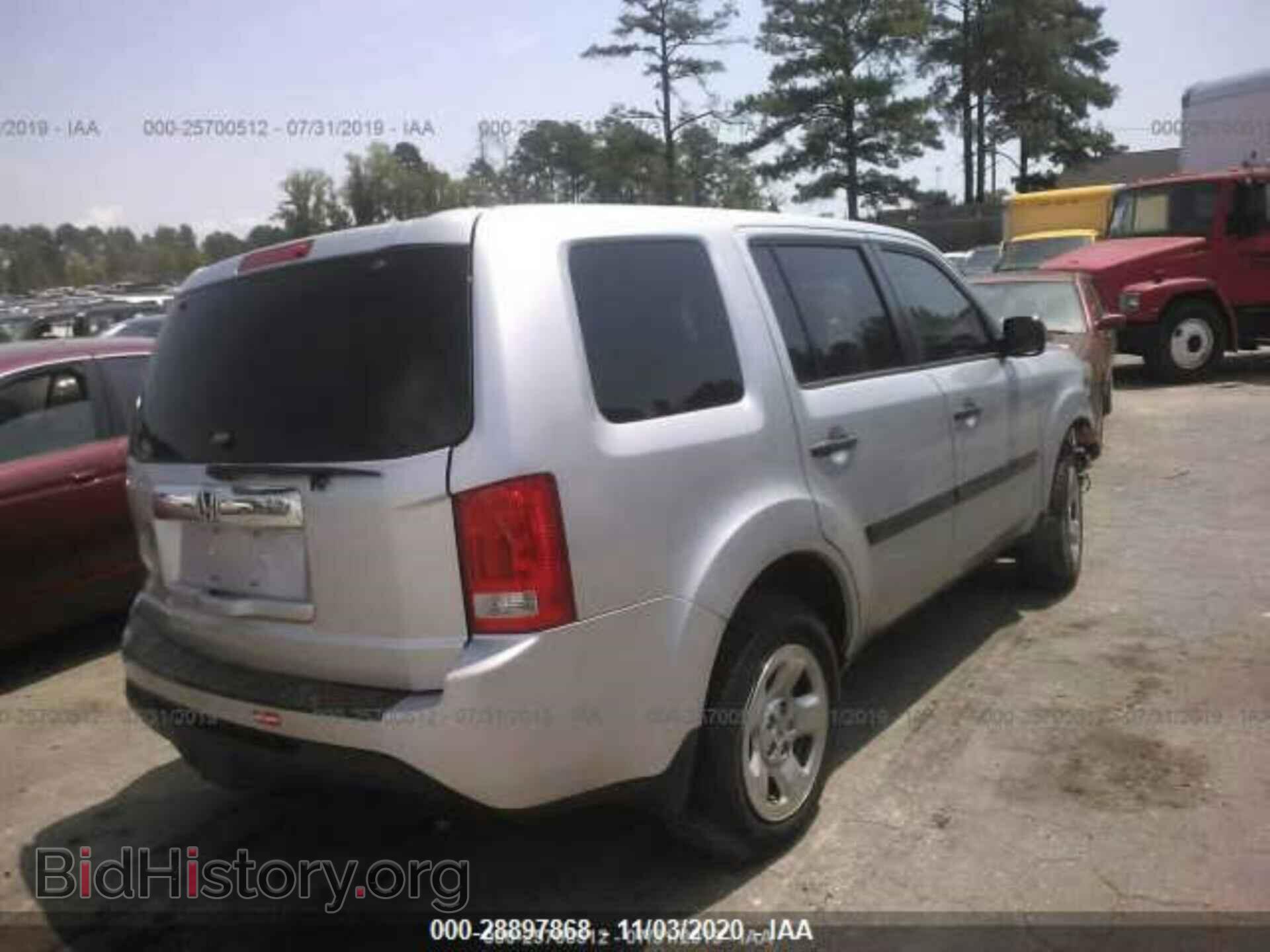 2012 HONDA PILOT - VIN: 5FNYF3H20CB010641 - Фото 4