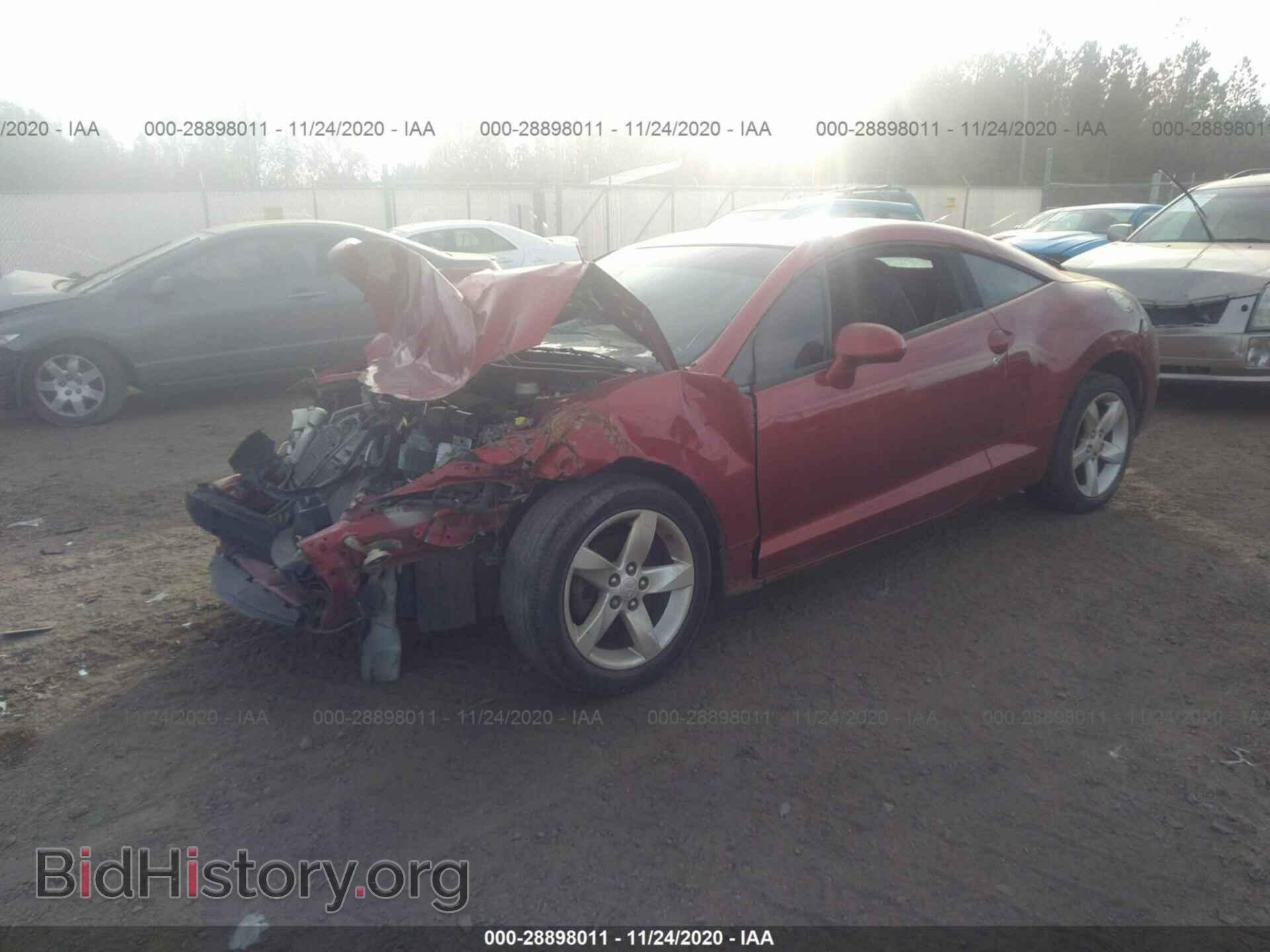 2008 MITSUBISHI ECLIPSE - VIN: 4A3AK24F28E006225 - Фото 2