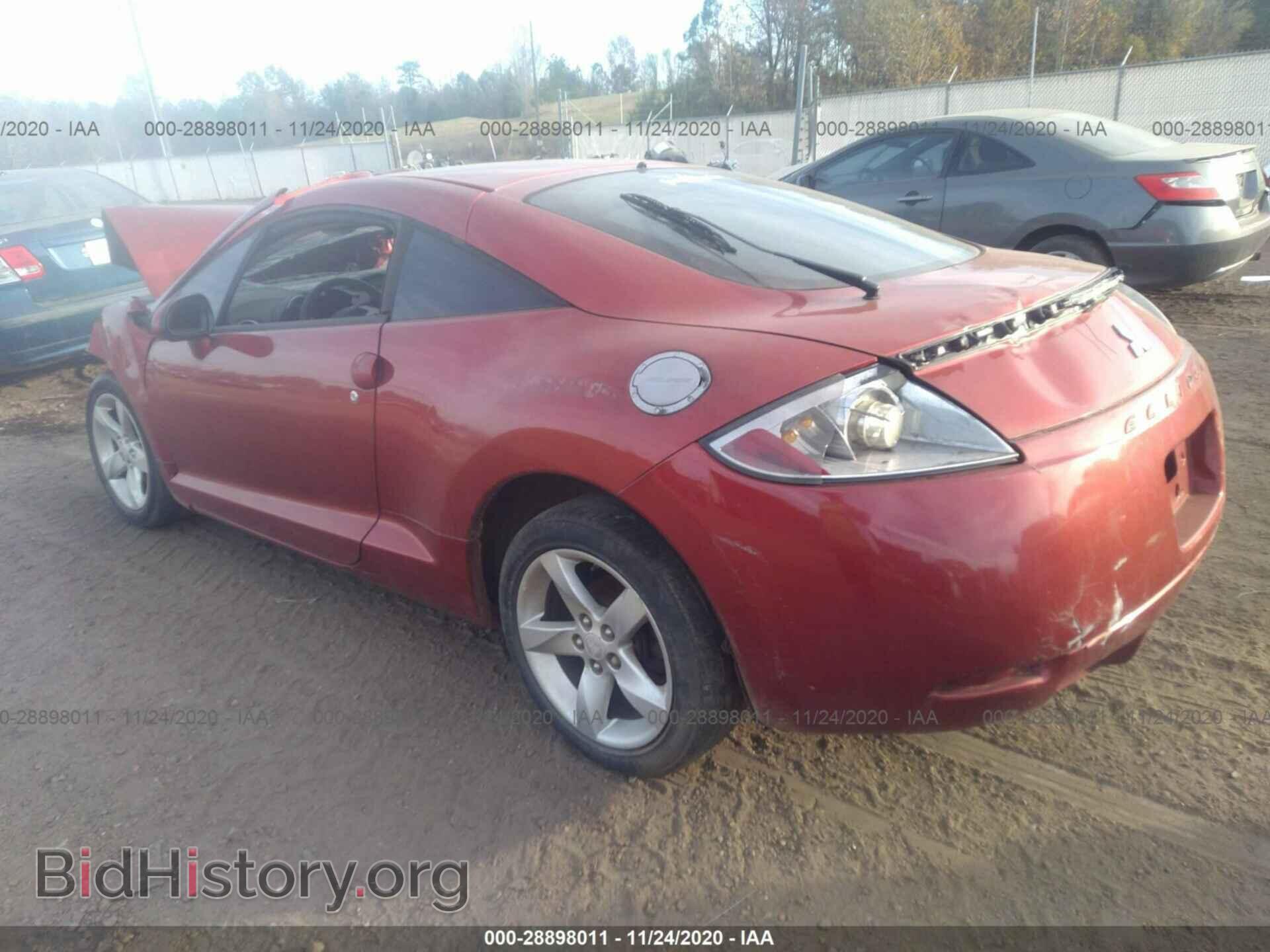 2008 MITSUBISHI ECLIPSE - VIN: 4A3AK24F28E006225 - Фото 3