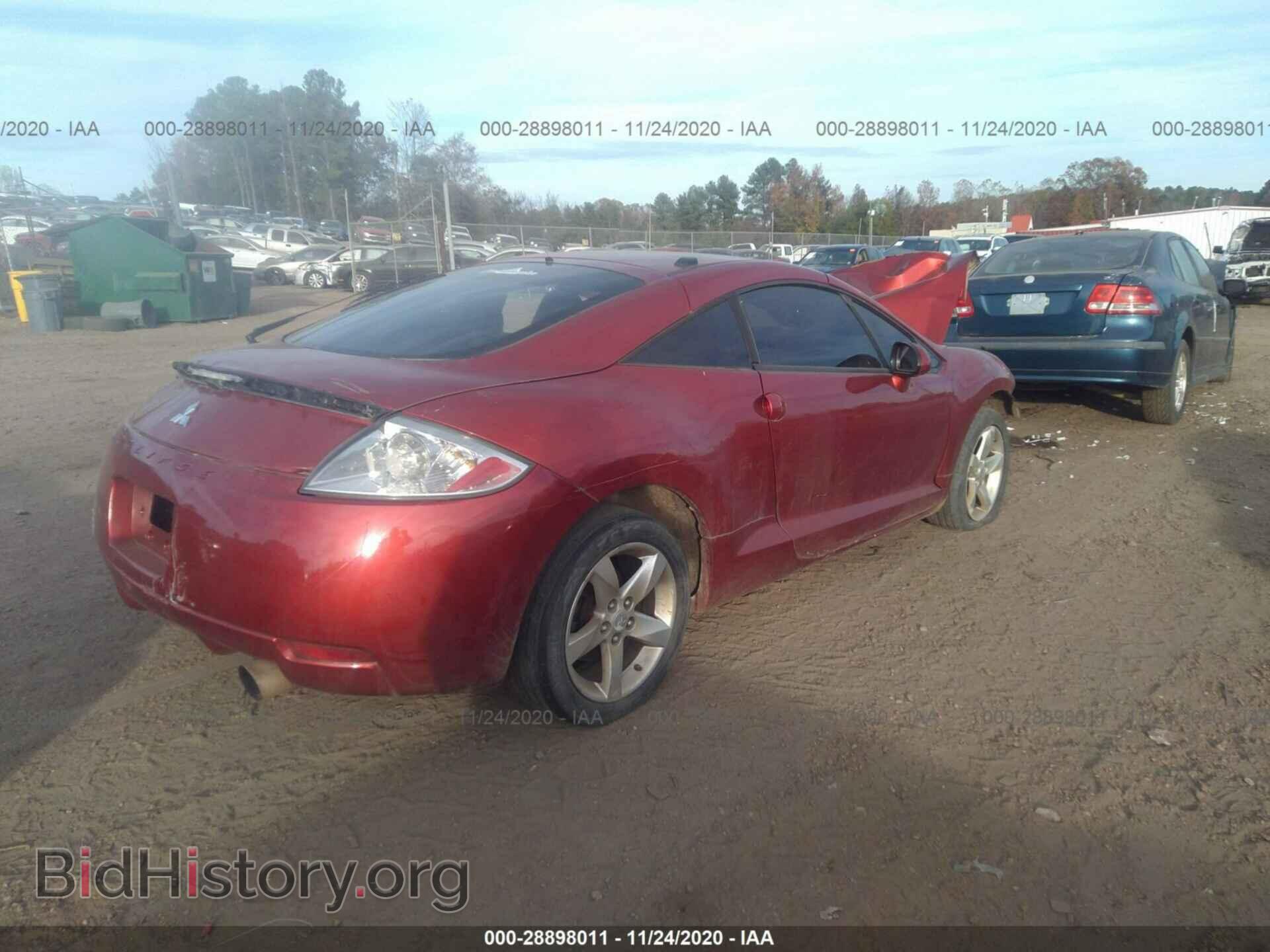 2008 MITSUBISHI ECLIPSE - VIN: 4A3AK24F28E006225 - Фото 4