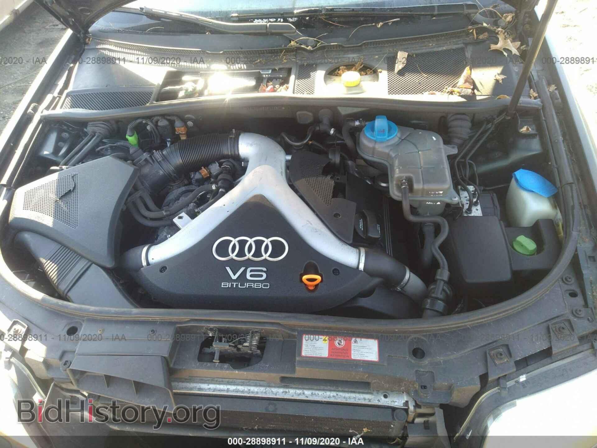 2002 AUDI A6 - VIN: WAULD64B82N072633 - Фото 10