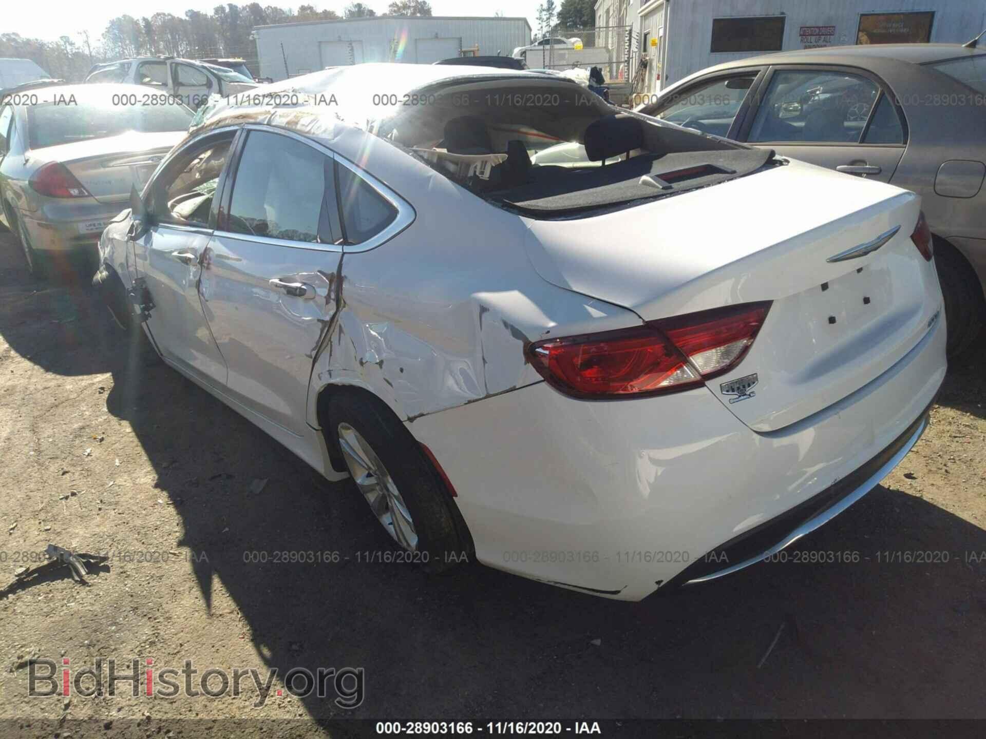 2016 CHRYSLER 200 - VIN: 1C3CCCAB1GN120171 - Фото 3