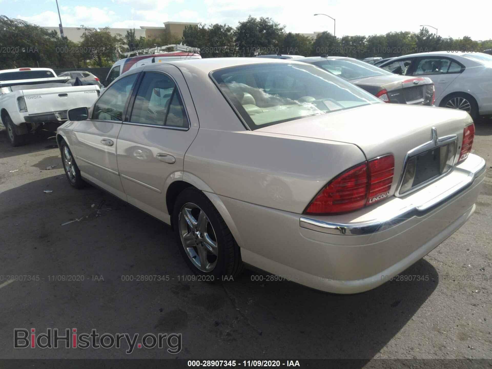 2002 LINCOLN LS - VIN: 1LNHM87A02Y633621 - Фото 3