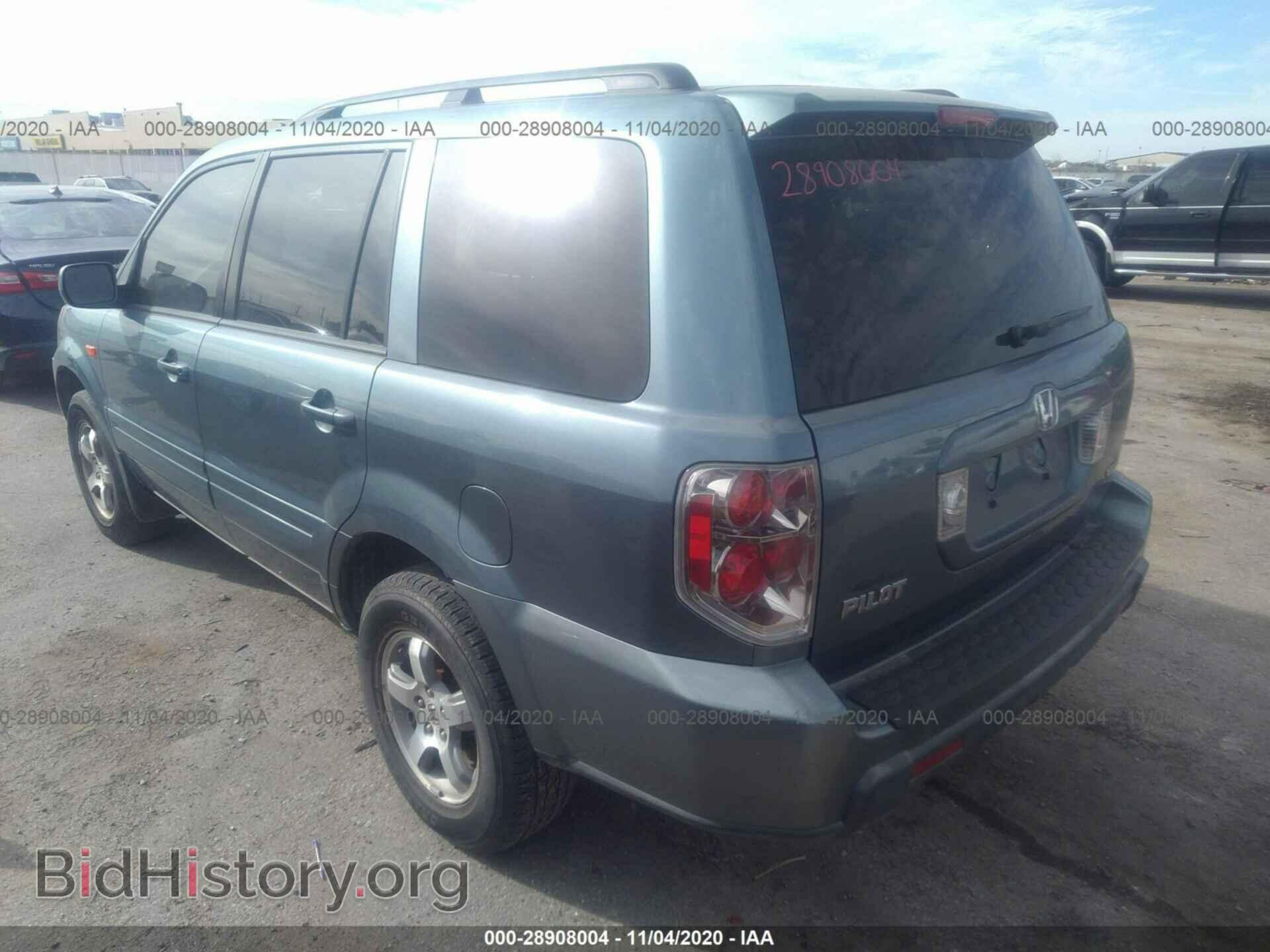 2006 HONDA PILOT - VIN: 2HKYF18476H516687 - Фото 3