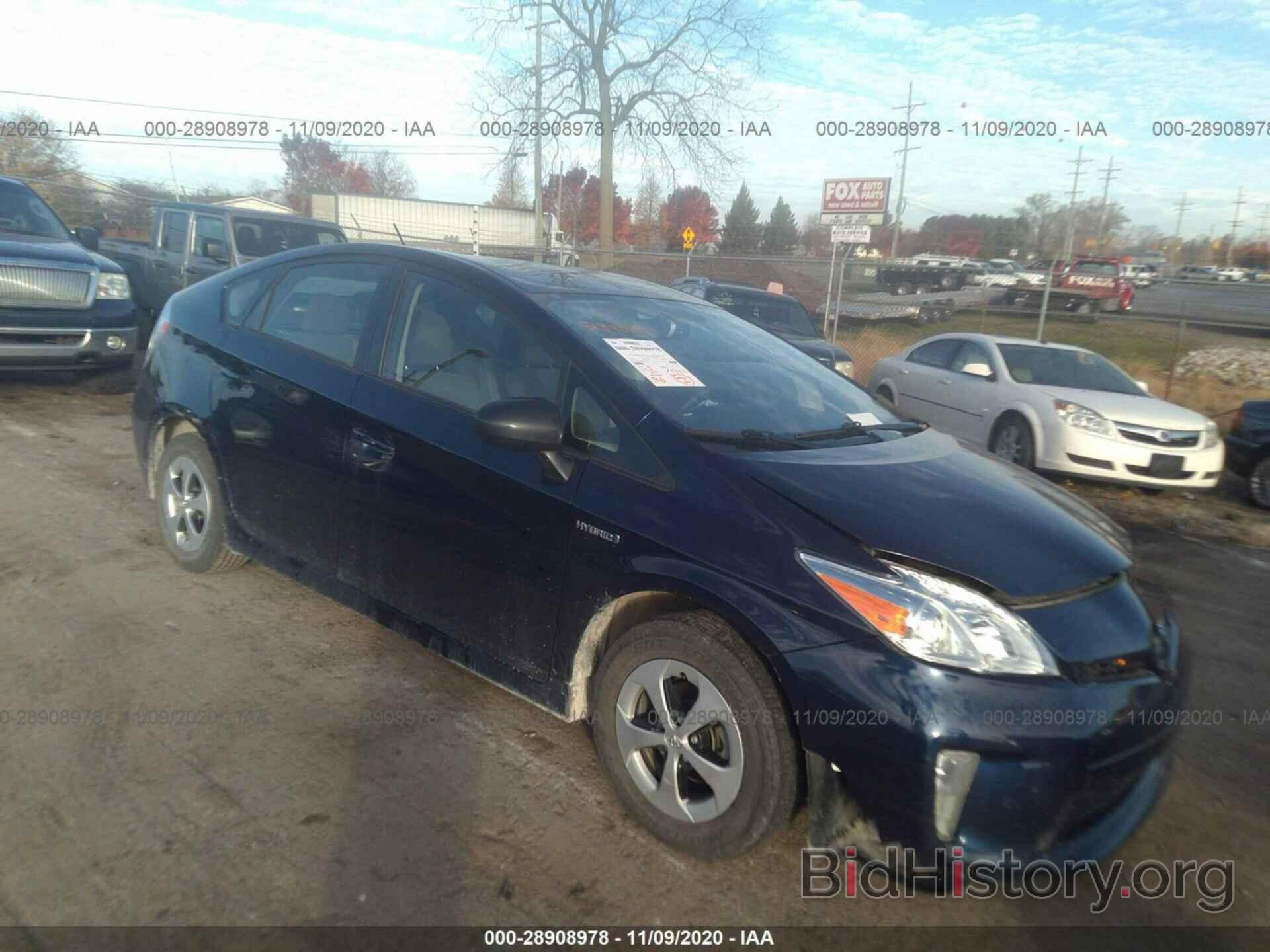 Фотография JTDKN3DU3C1537744 - TOYOTA PRIUS 2012