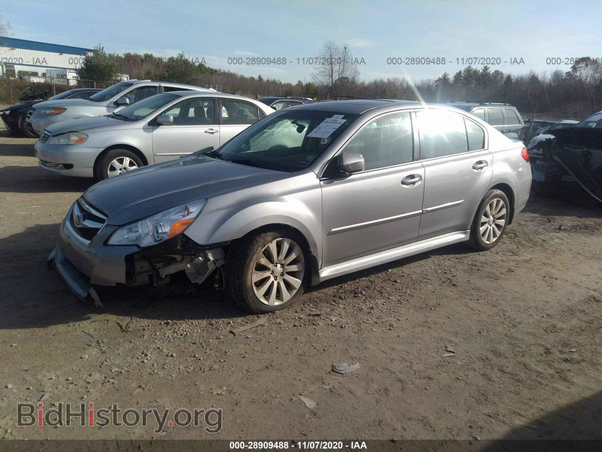 2011 SUBARU LEGACY - VIN: 4S3BMDL68B2250579 - Фото 2