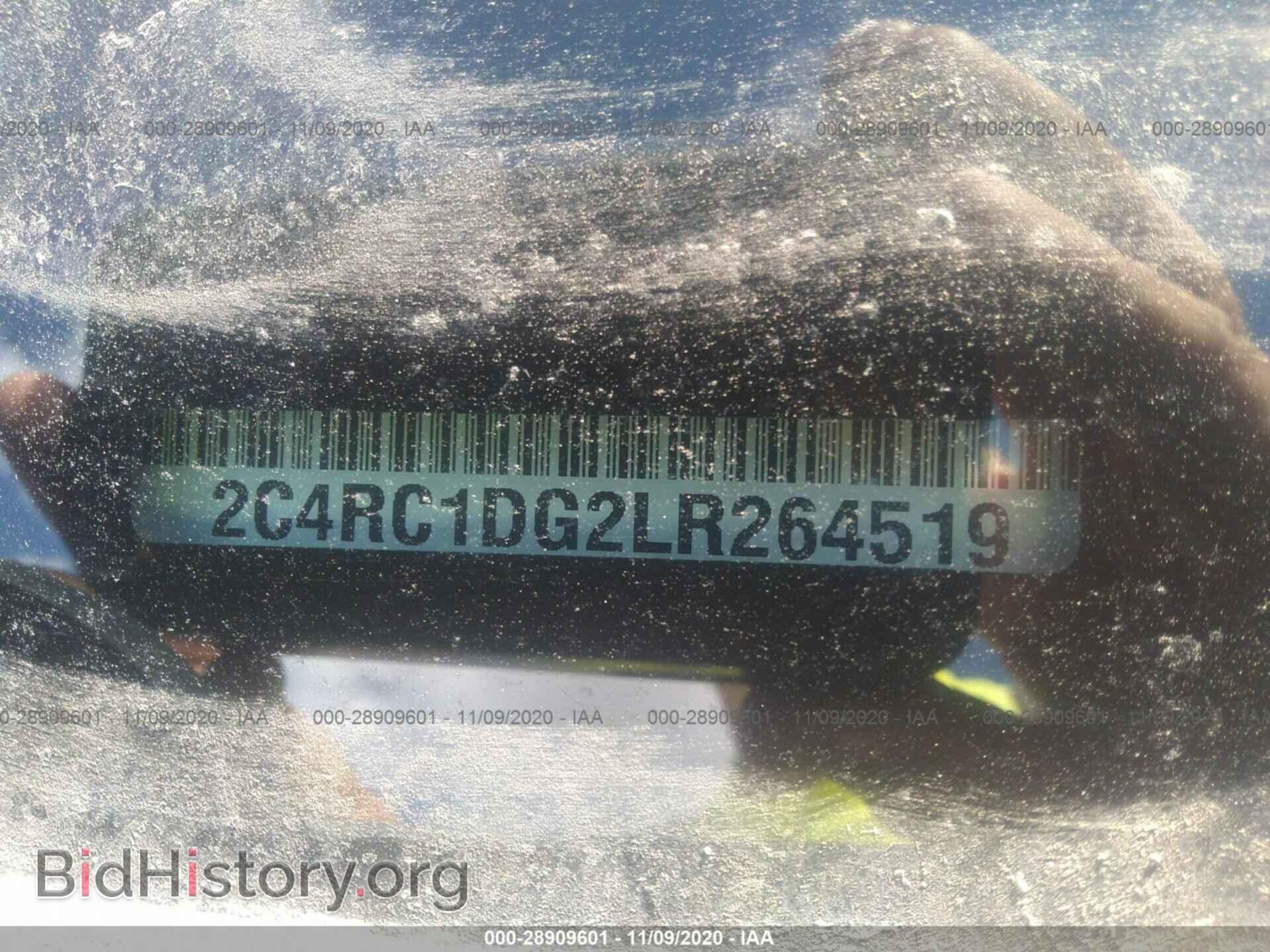 2020 CHRYSLER VOYAGER - VIN: 2C4RC1DG2LR264519 - Фото 9